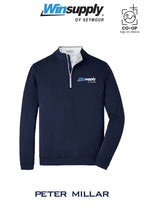 Peter Millar Mens Perth Performance Quarter-Zip - Winsupply of Seymour IN
