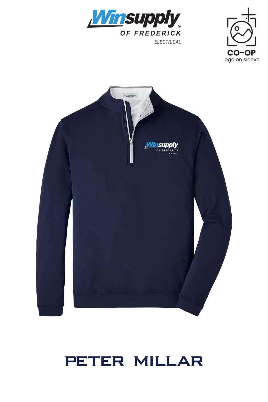 Peter Millar Mens Perth Performance Quarter-Zip - Winsupply of Frederick