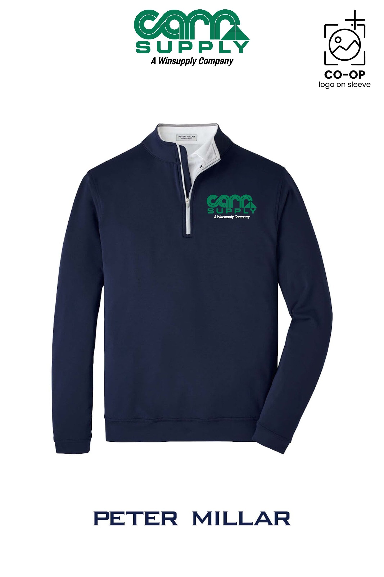 Peter Millar Mens Perth Performance Quarter-Zip - Carr Supply - Xenia