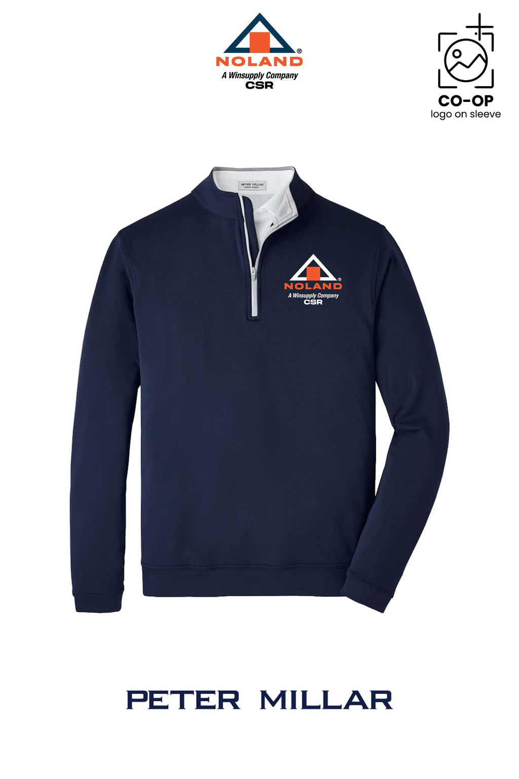 Peter Millar Mens Perth Performance Quarter-Zip - Noland CSR