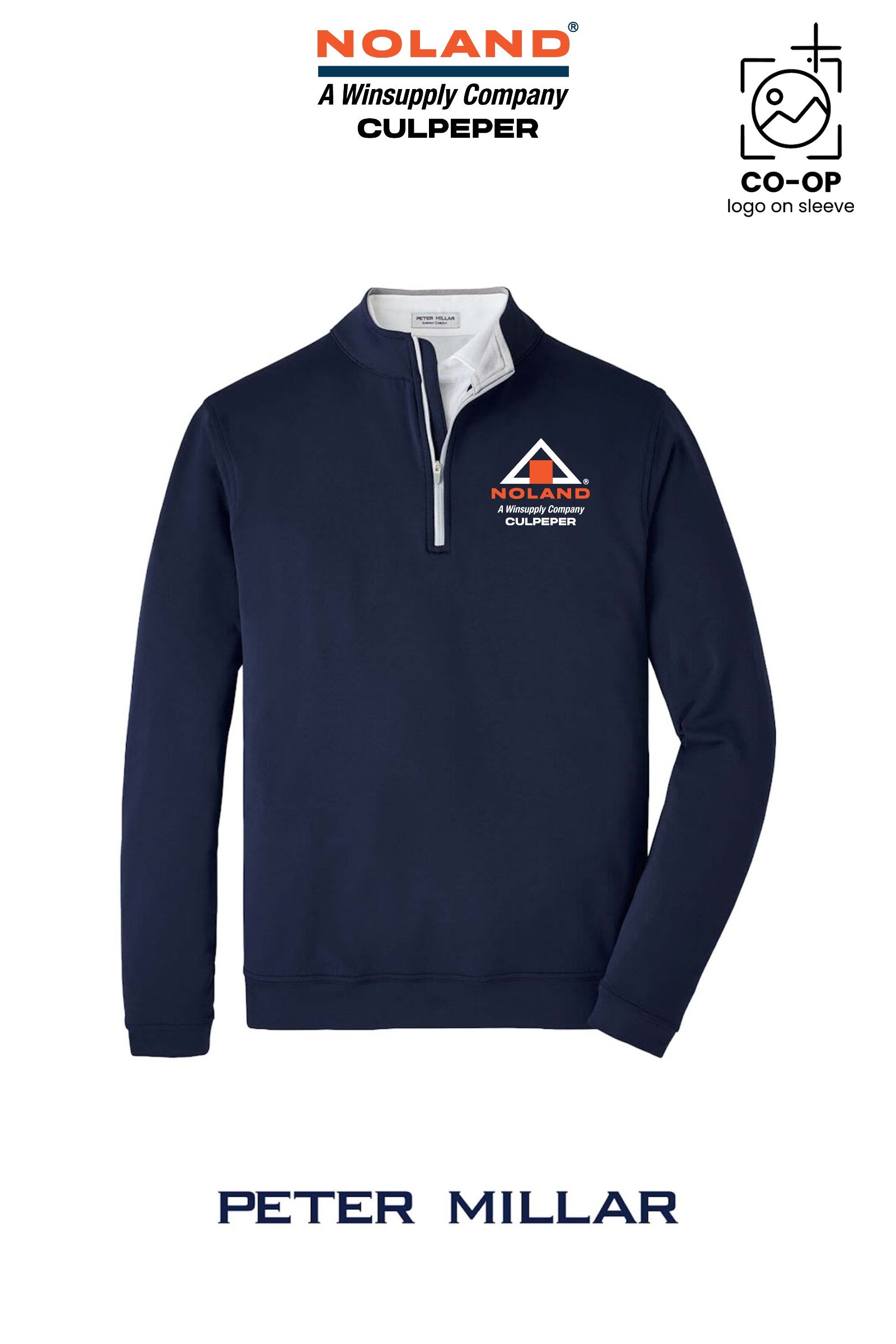 Peter Millar Mens Perth Performance Quarter-Zip - Culpeper Noland