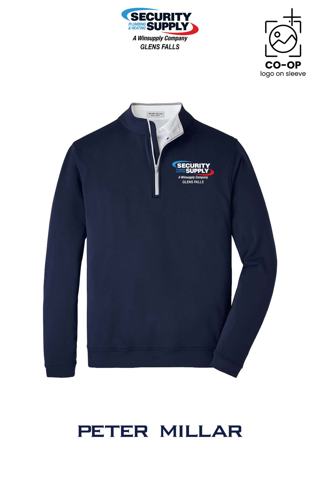 Peter Millar Mens Perth Performance Quarter-Zip - SPHS Glens Falls