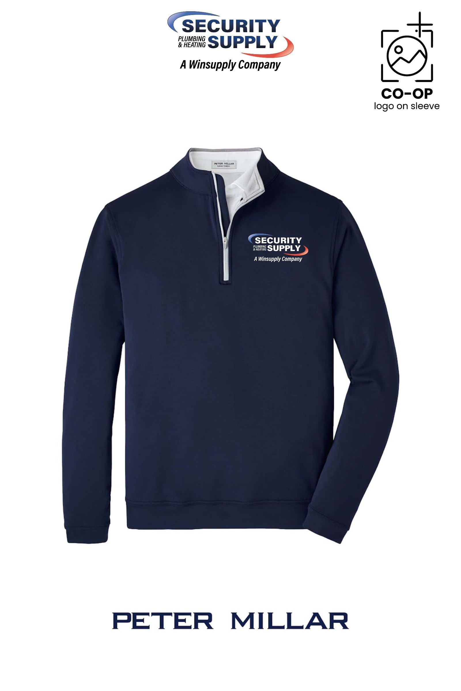 Peter Millar Mens Perth Performance Quarter-Zip - SPHS Watertown