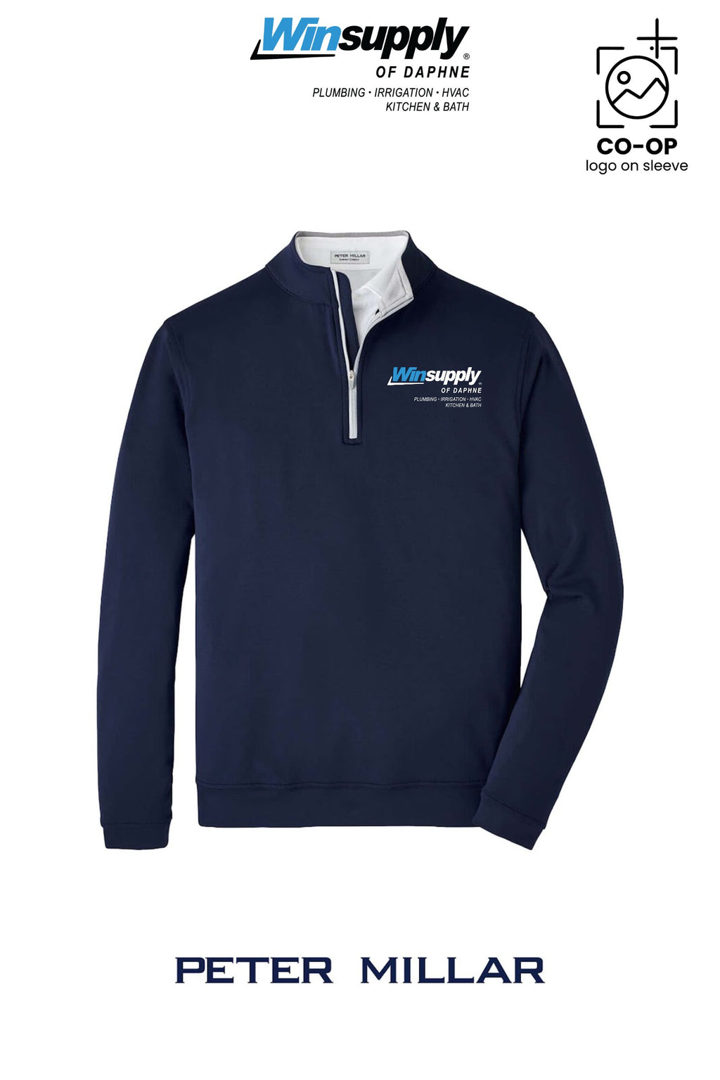 Peter Millar Mens Perth Performance Quarter-Zip - Winsupply of Daphne