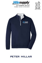 Peter Millar Mens Perth Performance Quarter-Zip - Winsupply of Pioneer Valley