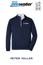 Peter Millar Mens Perth Performance Quarter-Zip - Wichita Winwater