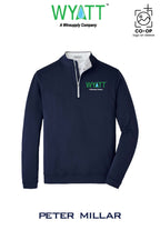 Peter Millar Mens Perth Performance Quarter-Zip - Wyatt Irrigation of Santa Rosa