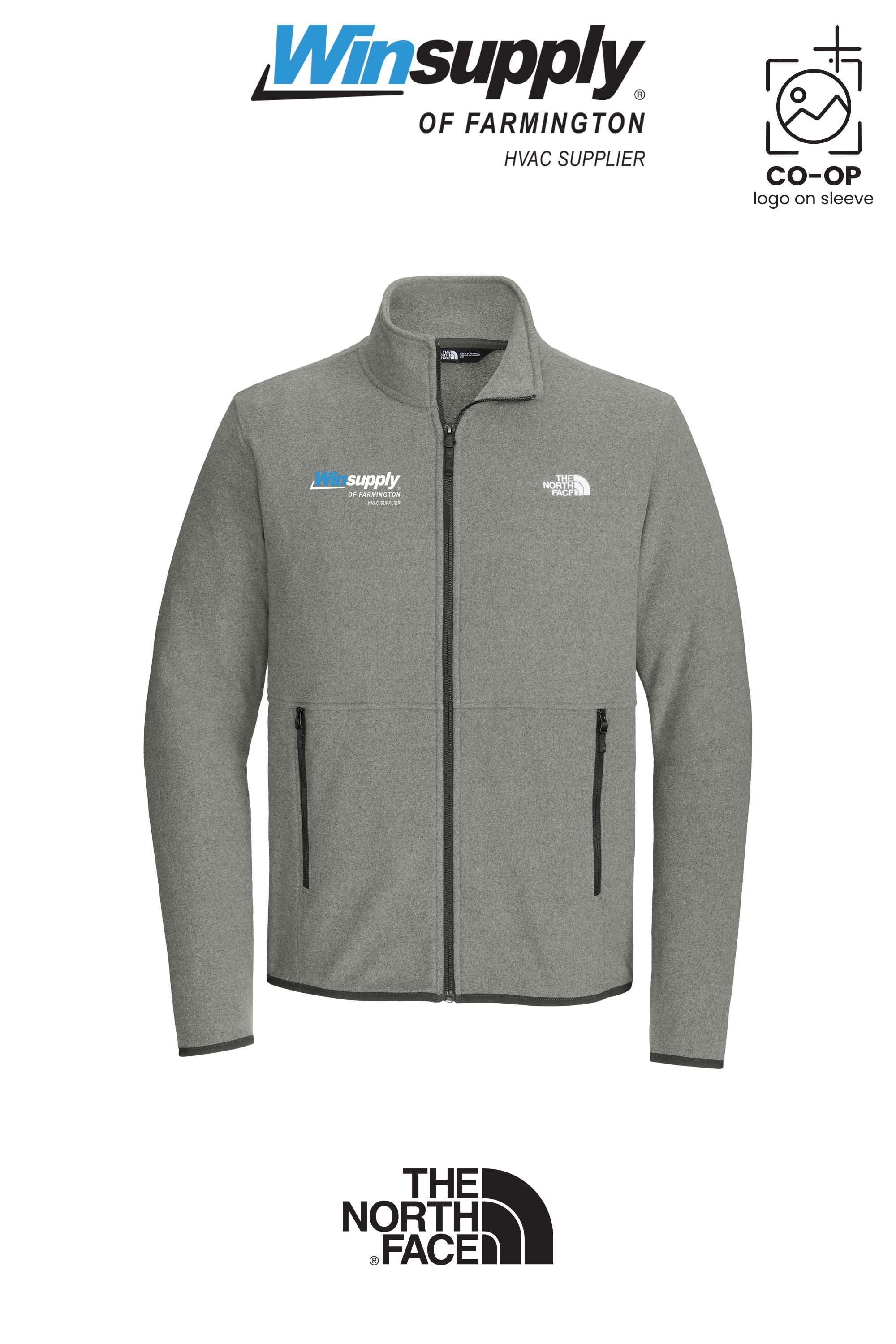 The North Face® Glacier Full-Zip Fleece Jacket - Winsupply of Farmington