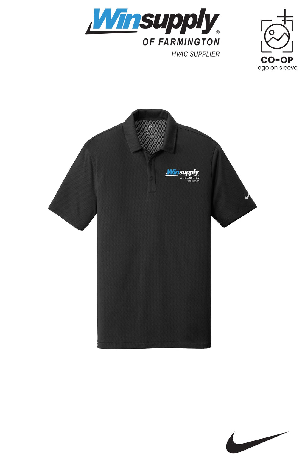 Nike Dri-FIT Hex Textured Polo - Winsupply of Farmington