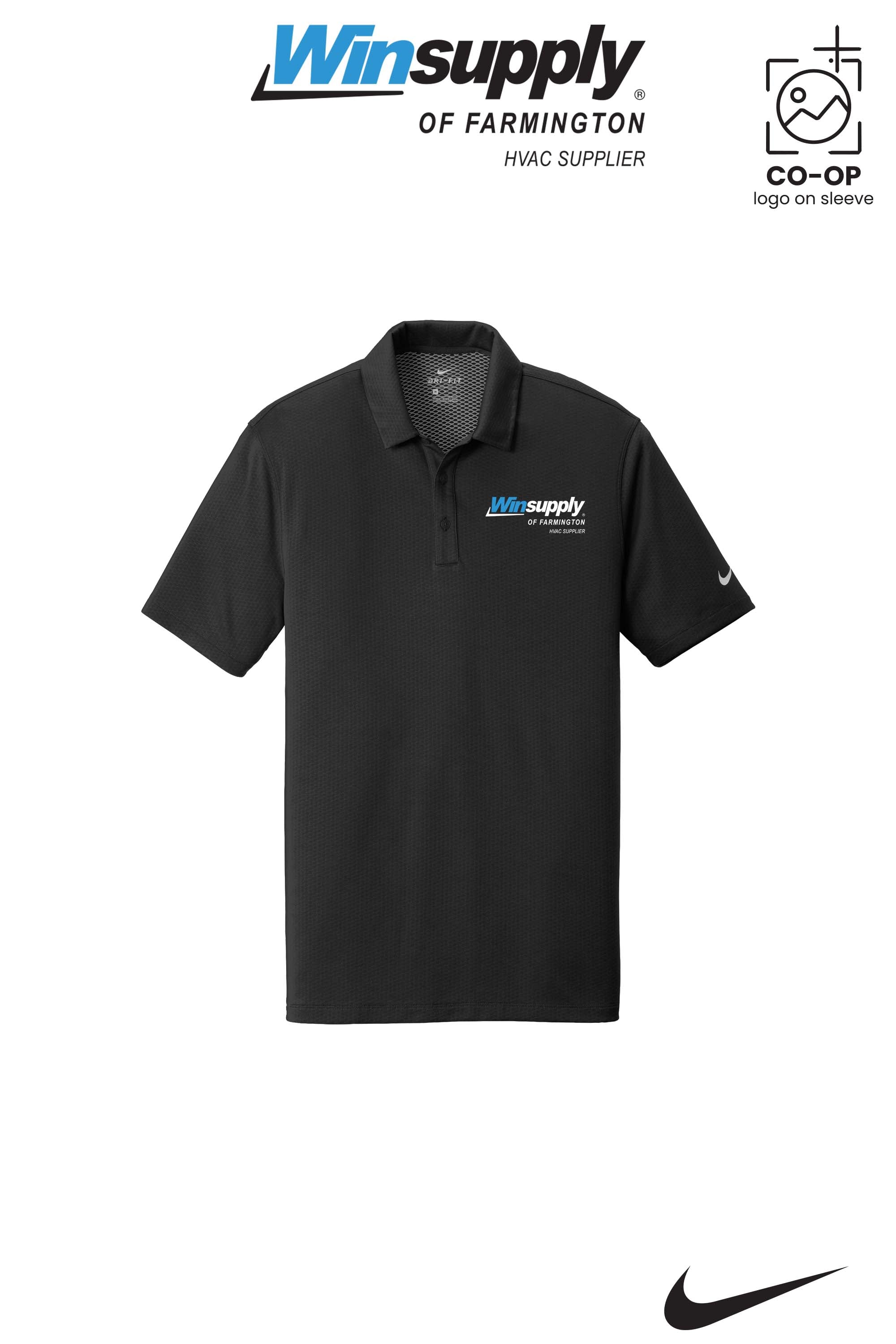 Nike Dri-FIT Hex Textured Polo - Winsupply of Farmington