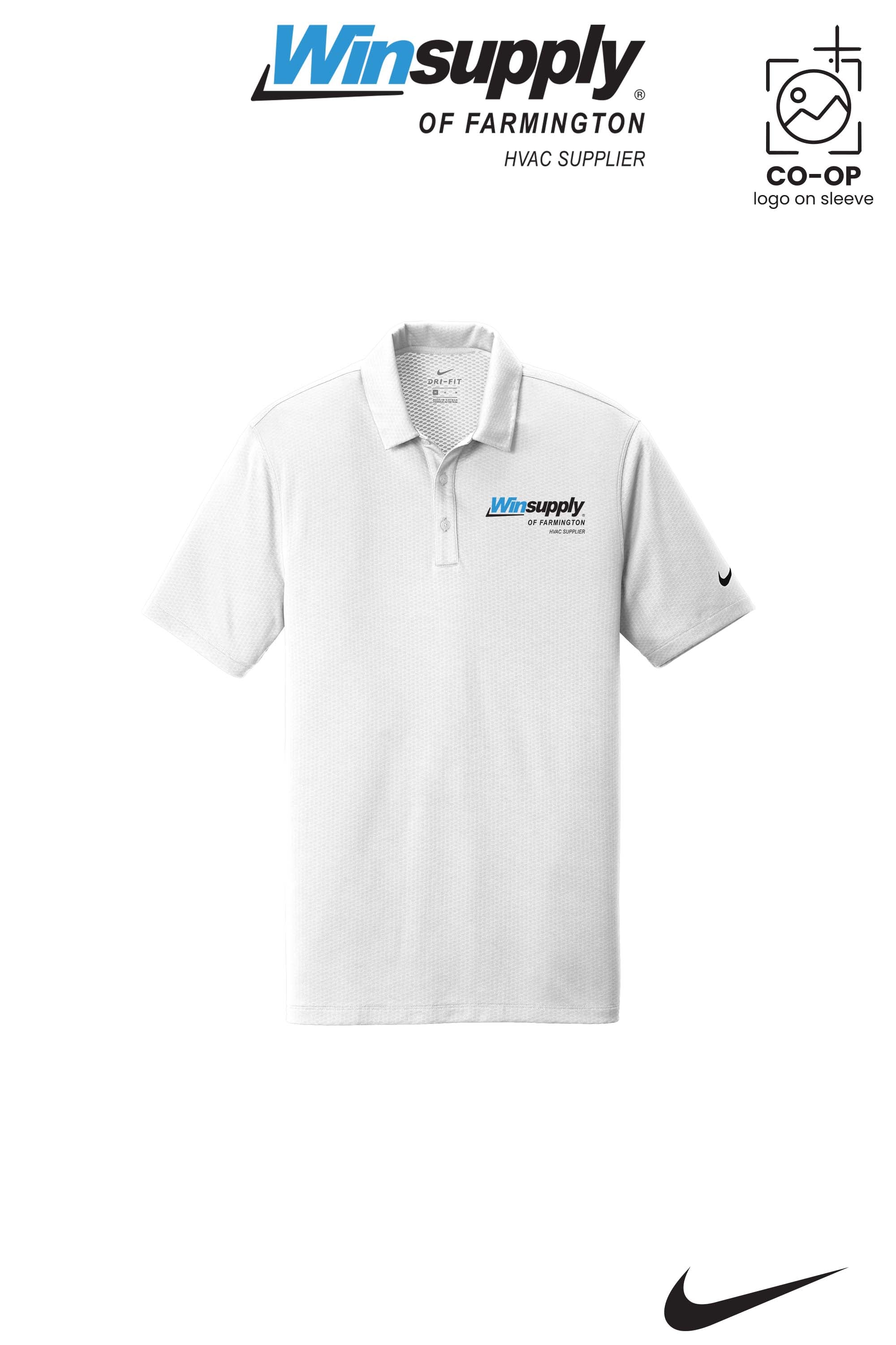 Nike Dri-FIT Hex Textured Polo - Winsupply of Farmington