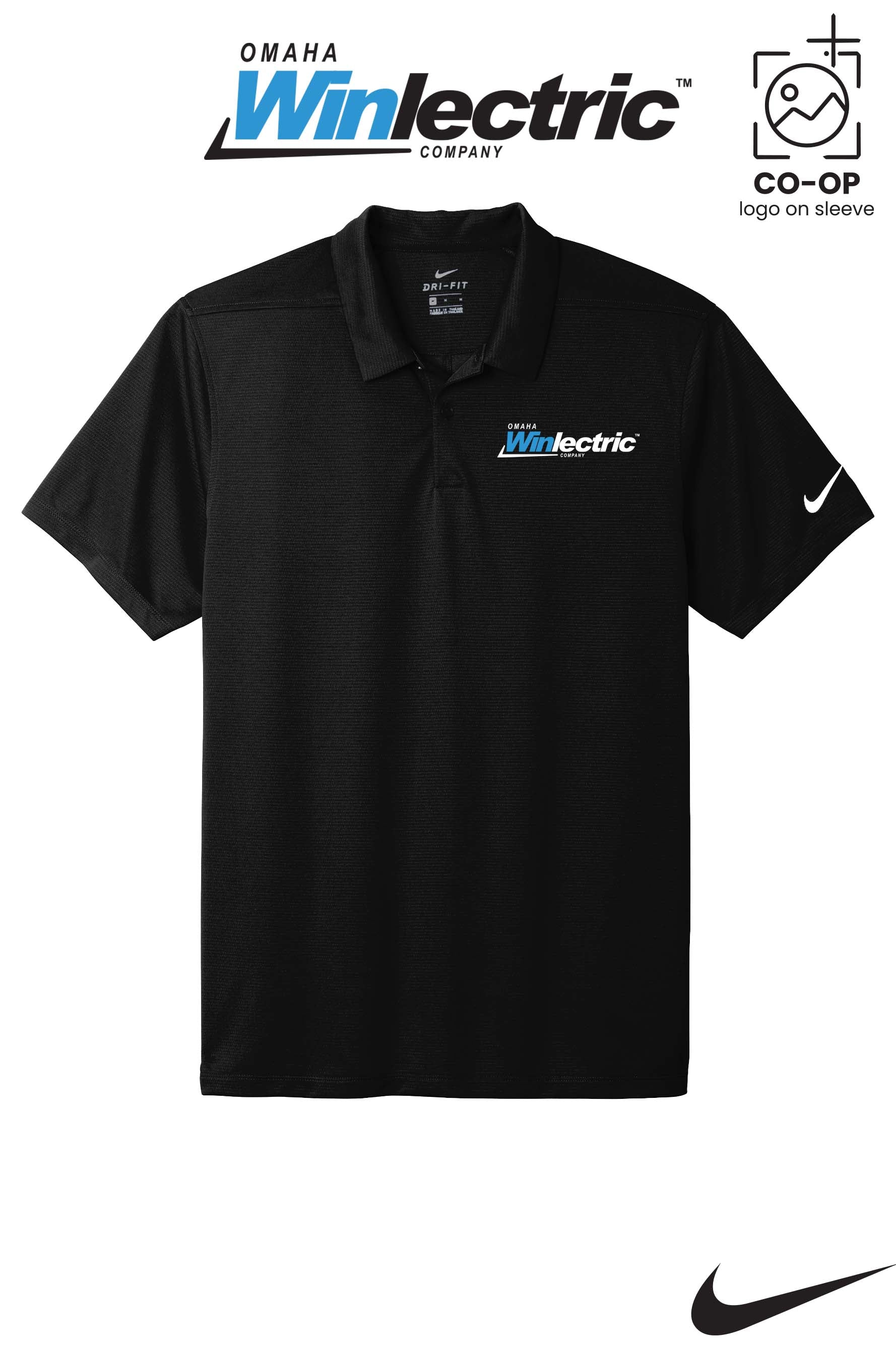 Nike Dry Essential Solid Polo - Omaha Winlectric