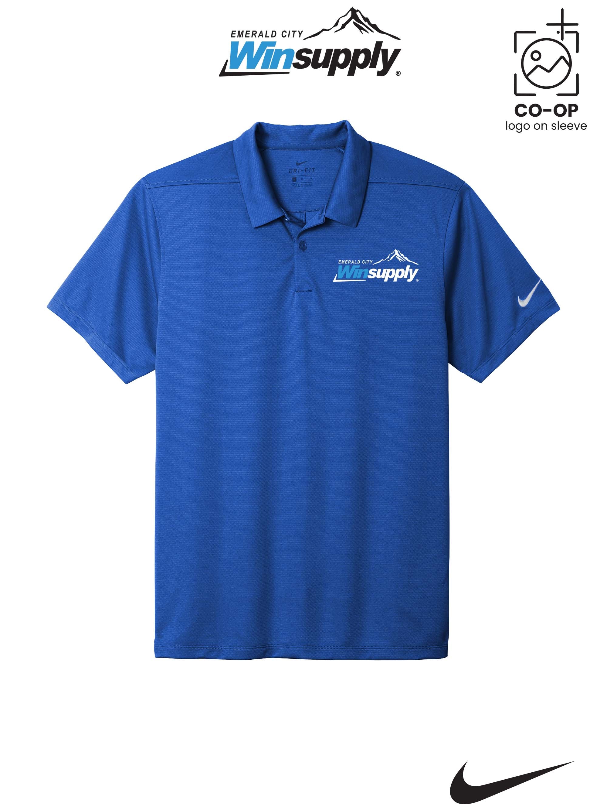 Nike Dry Essential Solid Polo - Winsupply Emerald City