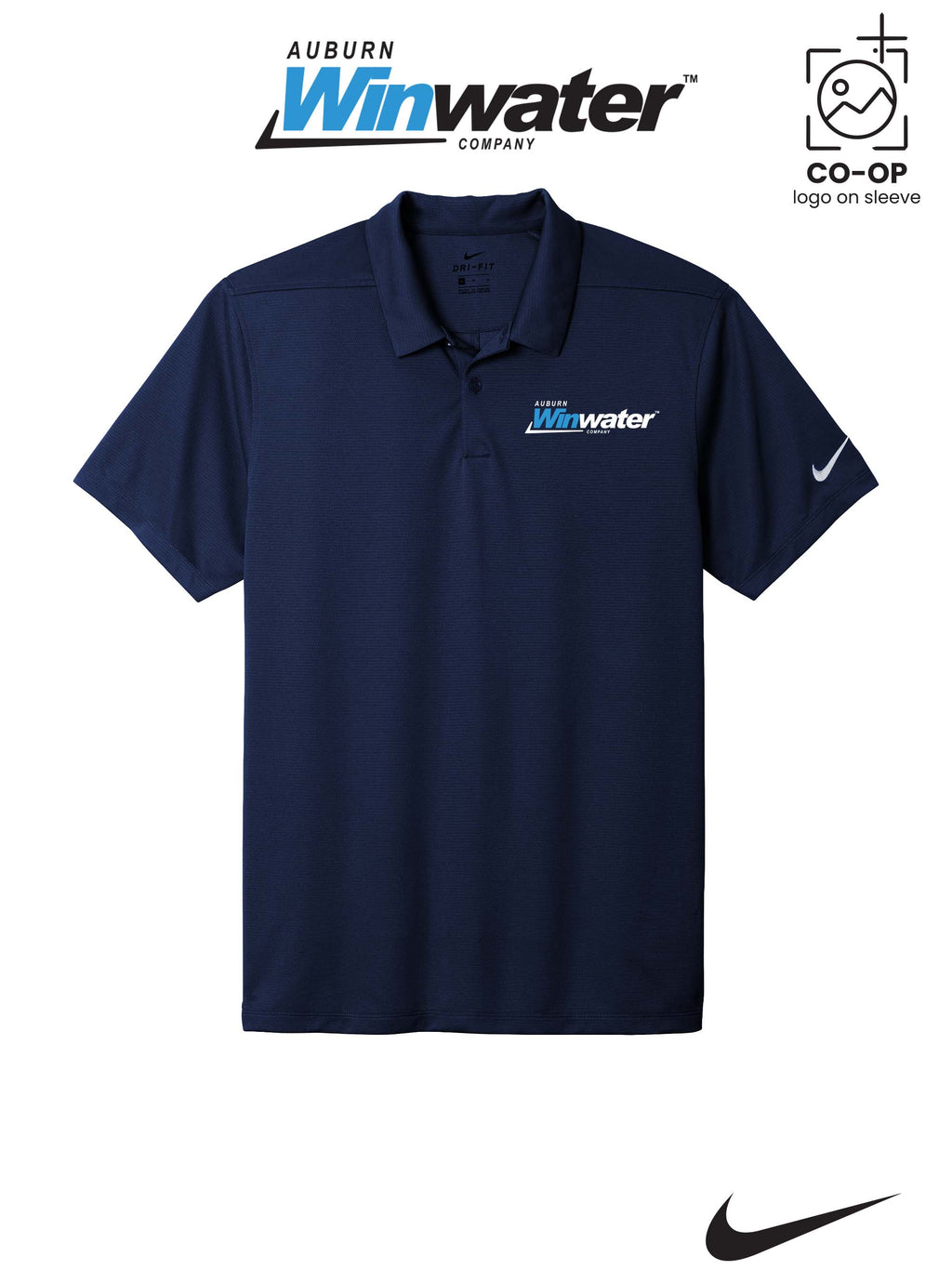 Nike Dry Essential Solid Polo - Auburn Winwater