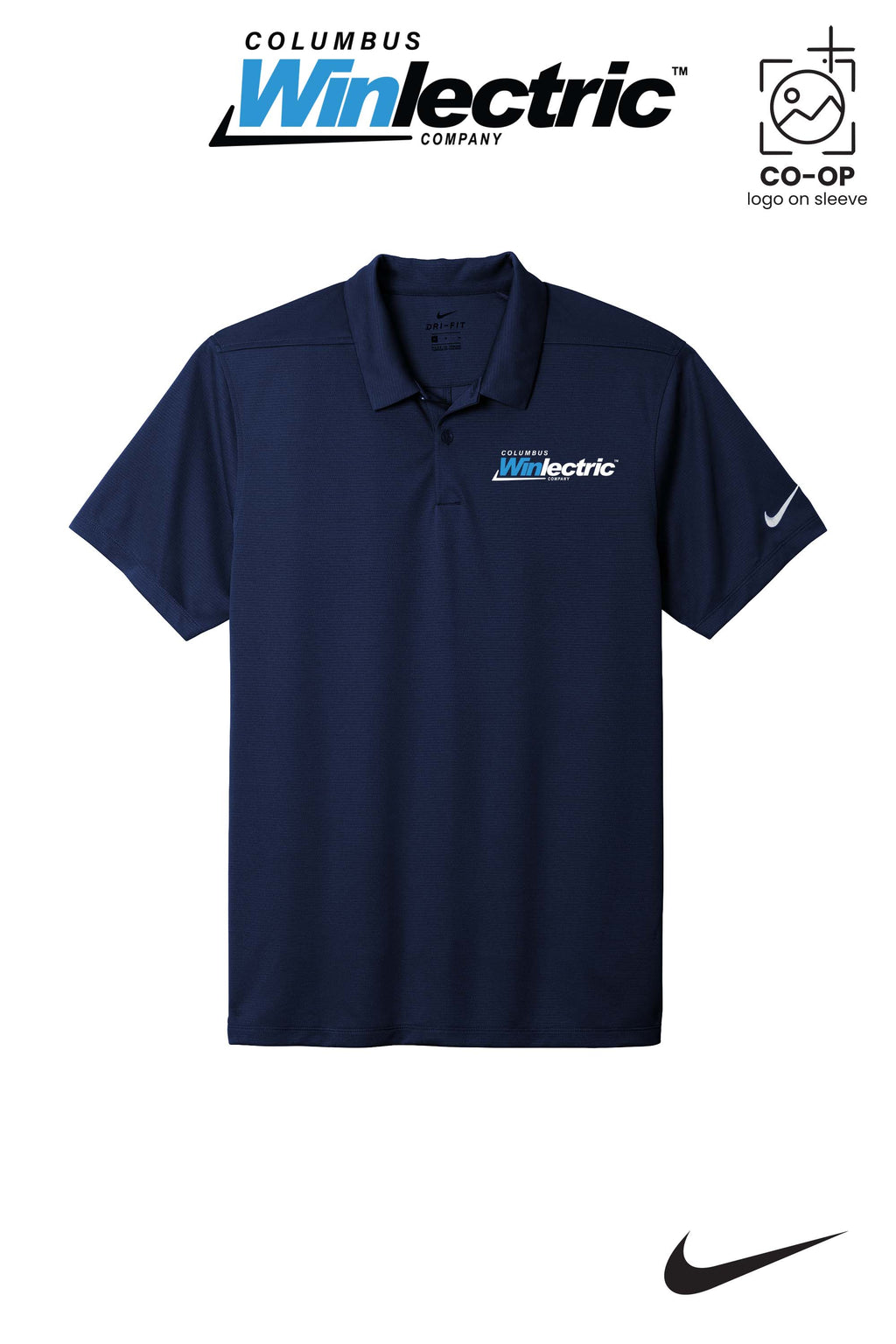 Nike Dry Essential Solid Polo - Columbus Winlectric