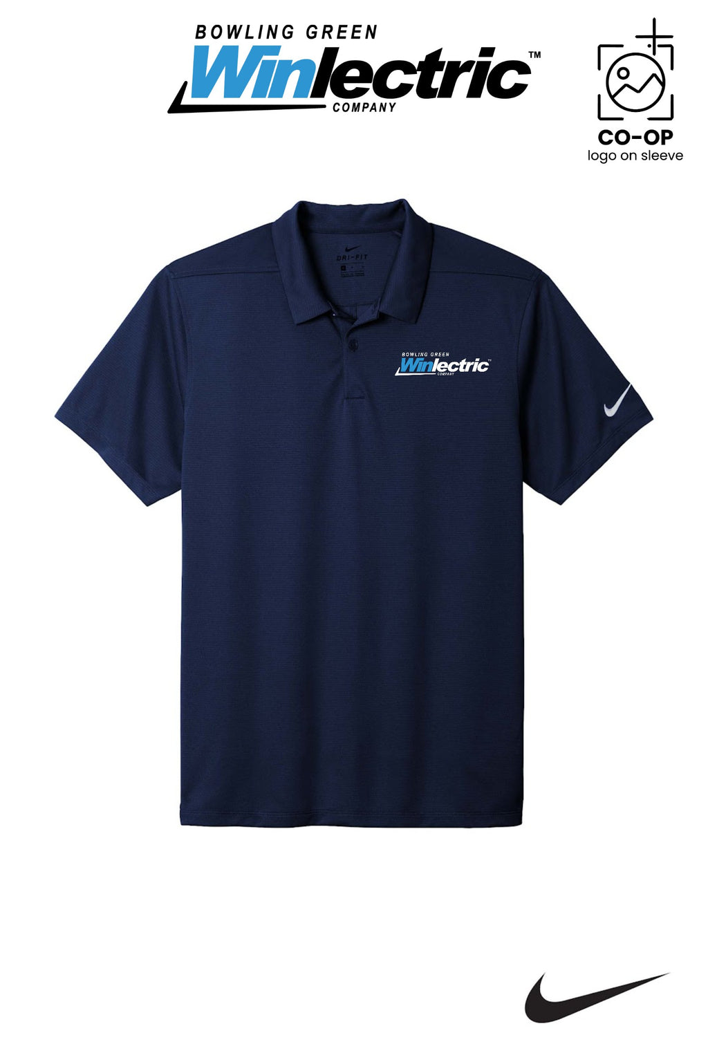 Nike Dry Essential Solid Polo - Bowling Green Winlectric