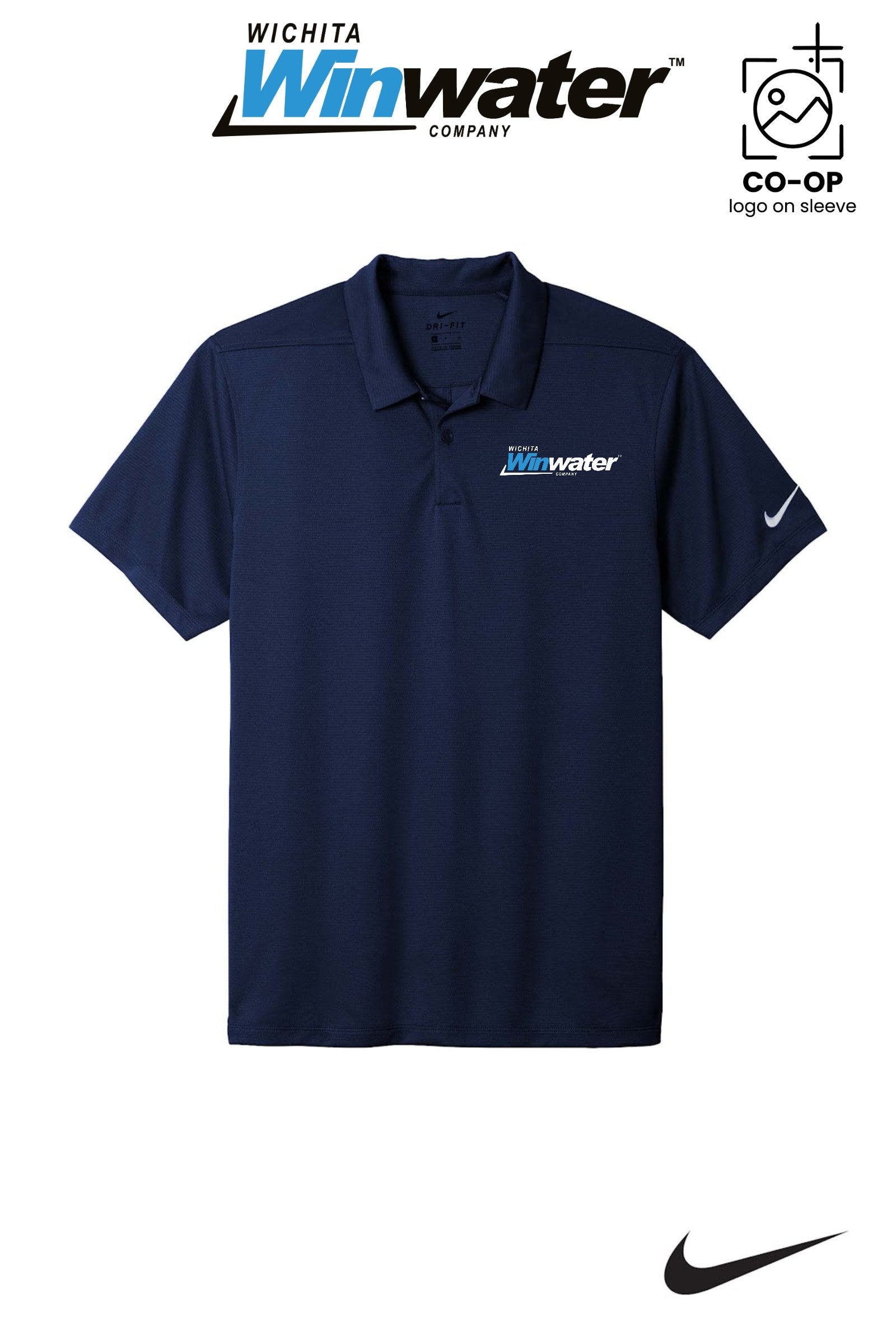 Nike Dry Essential Solid Polo - Wichita Winwater
