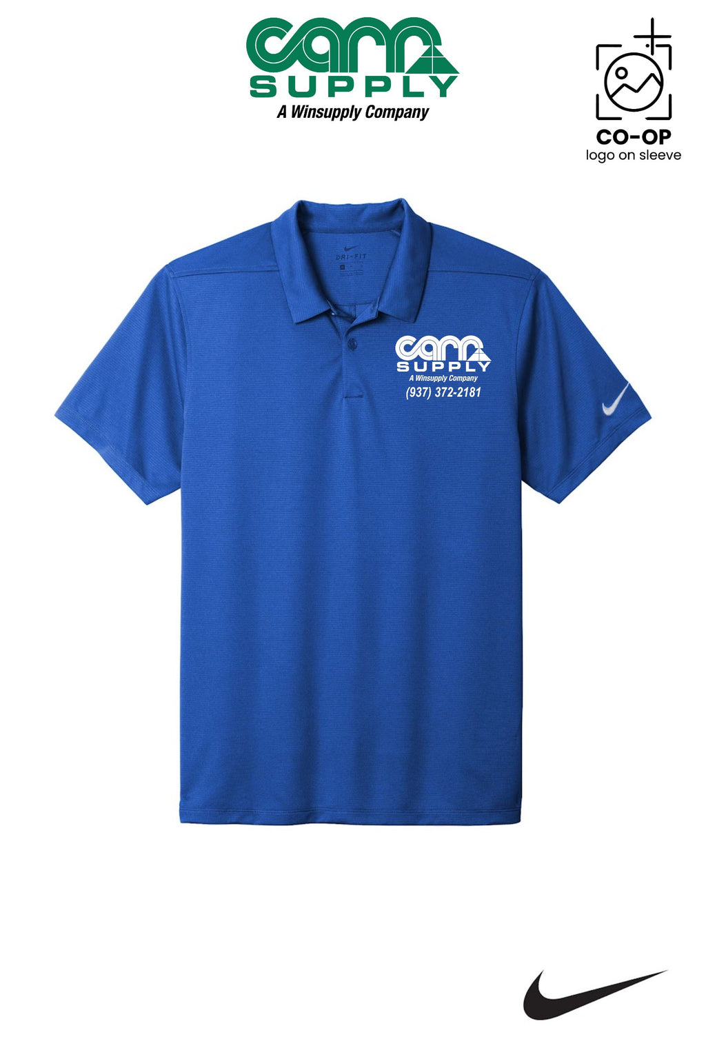 Nike Dry Essential Solid Polo - Carr Supply - Xenia