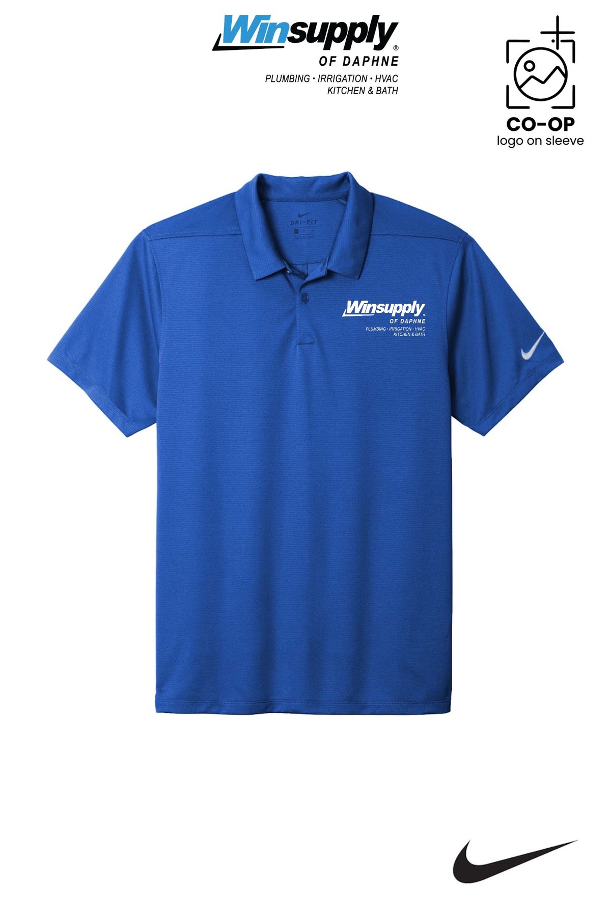 Nike Dry Essential Solid Polo - Winsupply of Daphne