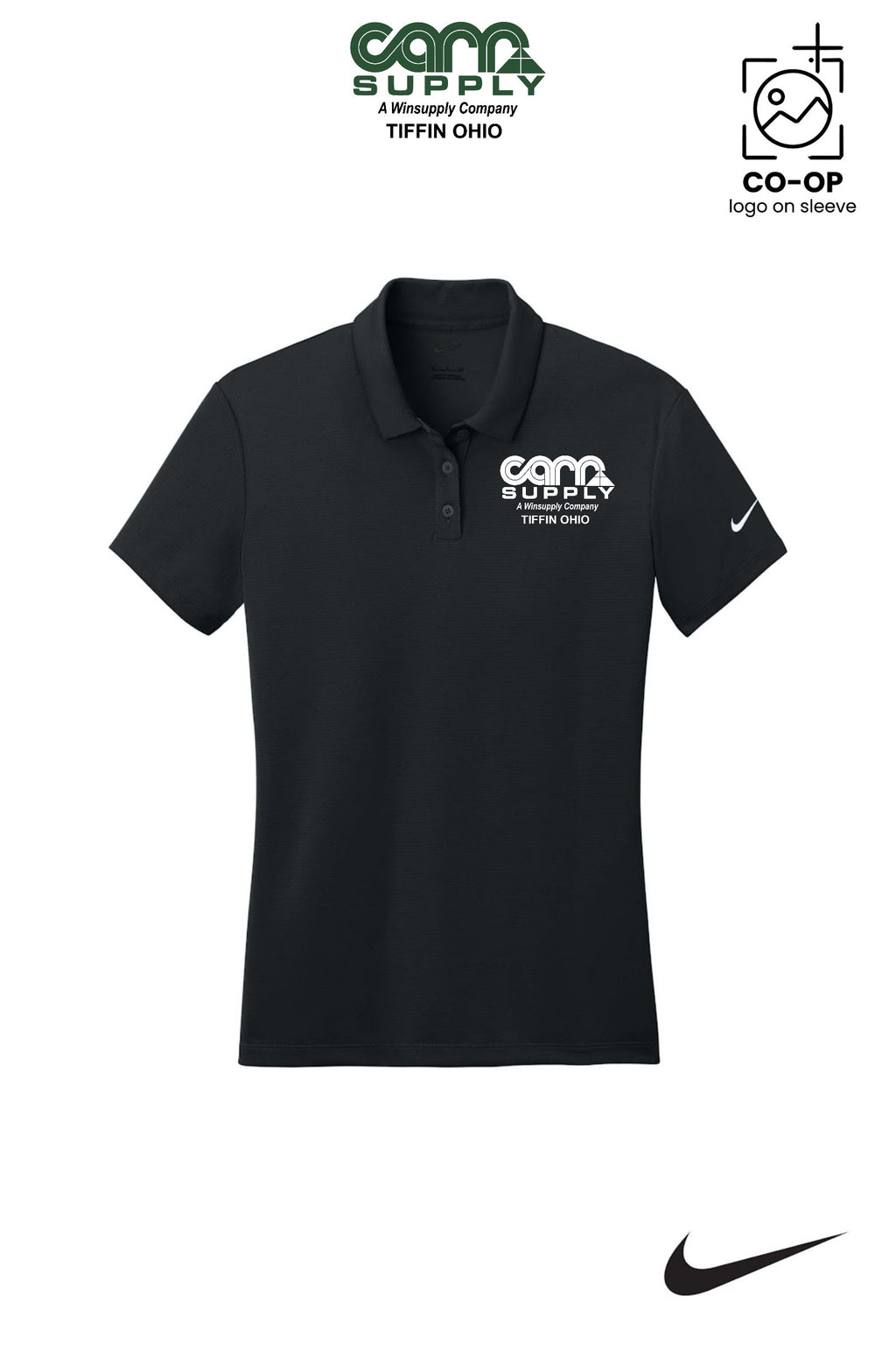 Nike Womens Dry Essential Solid Polo - Carr Supply - Tiffin
