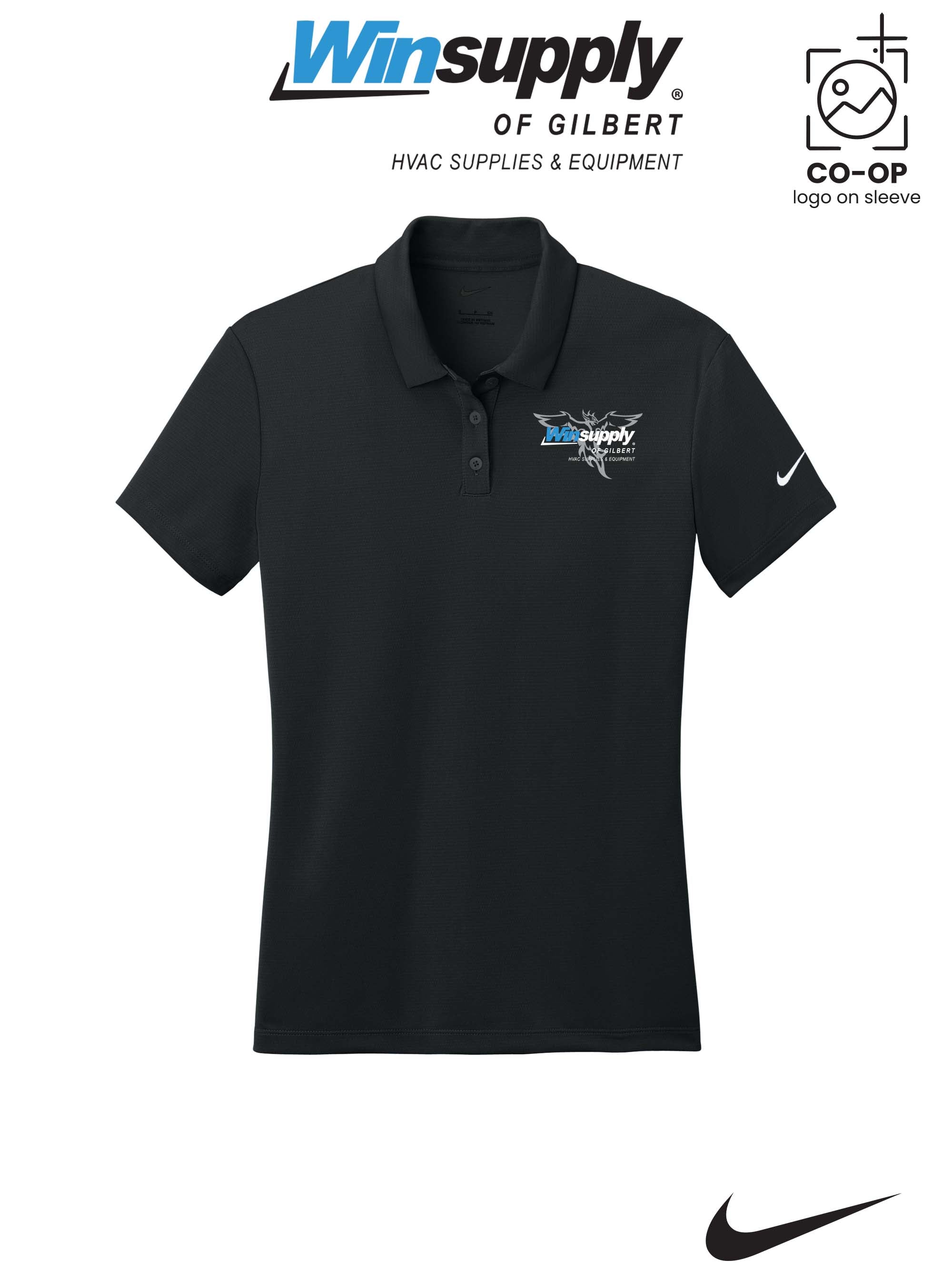 Nike Womens Dry Essential Solid Polo - Winsupply of Gilbert
