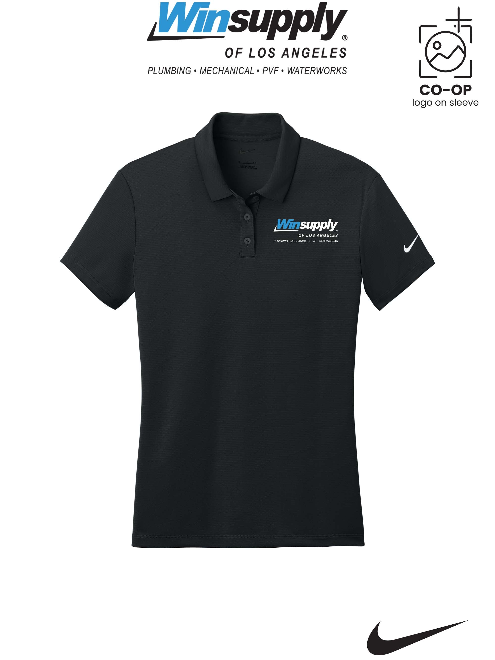 Nike Womens Dry Essential Solid Polo - Winsupply of Los Angeles