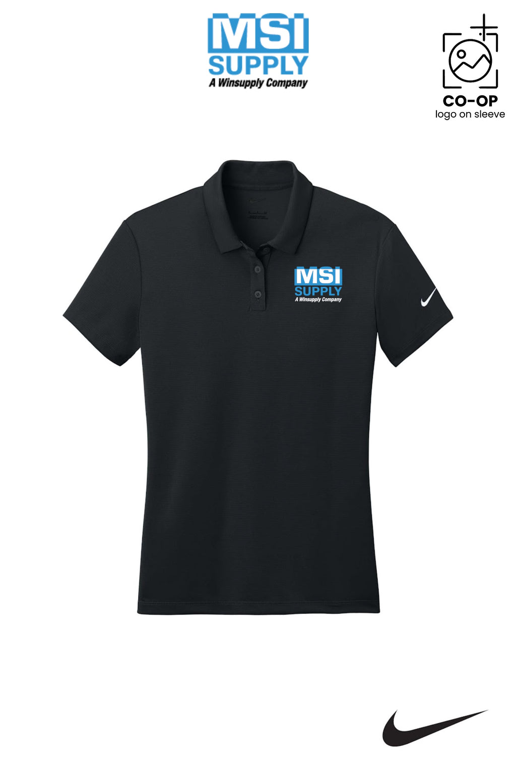 Nike Womens Dry Essential Solid Polo - MSI Supply Houston