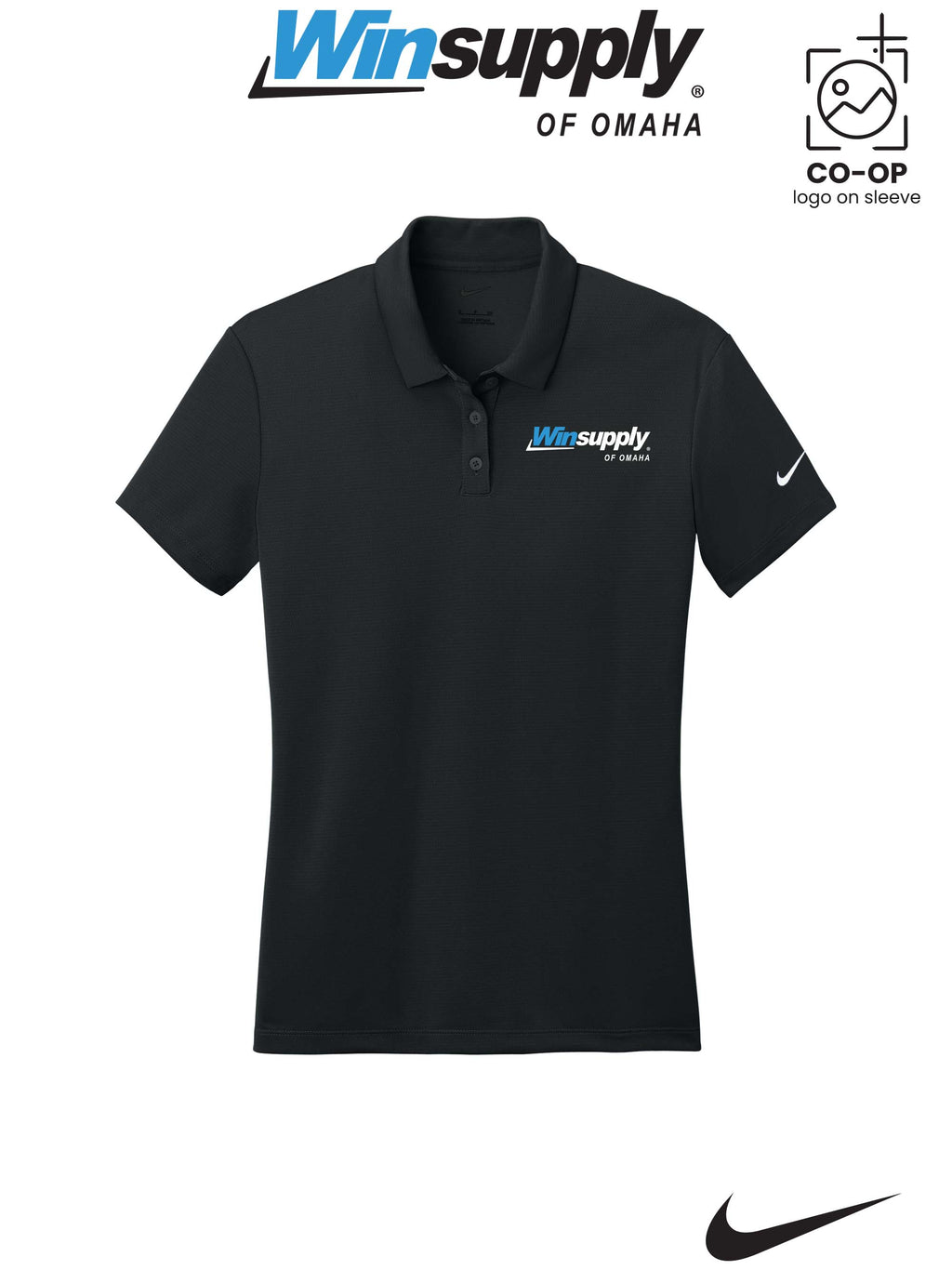 Nike Womens Dry Essential Solid Polo - Winsupply of Omaha