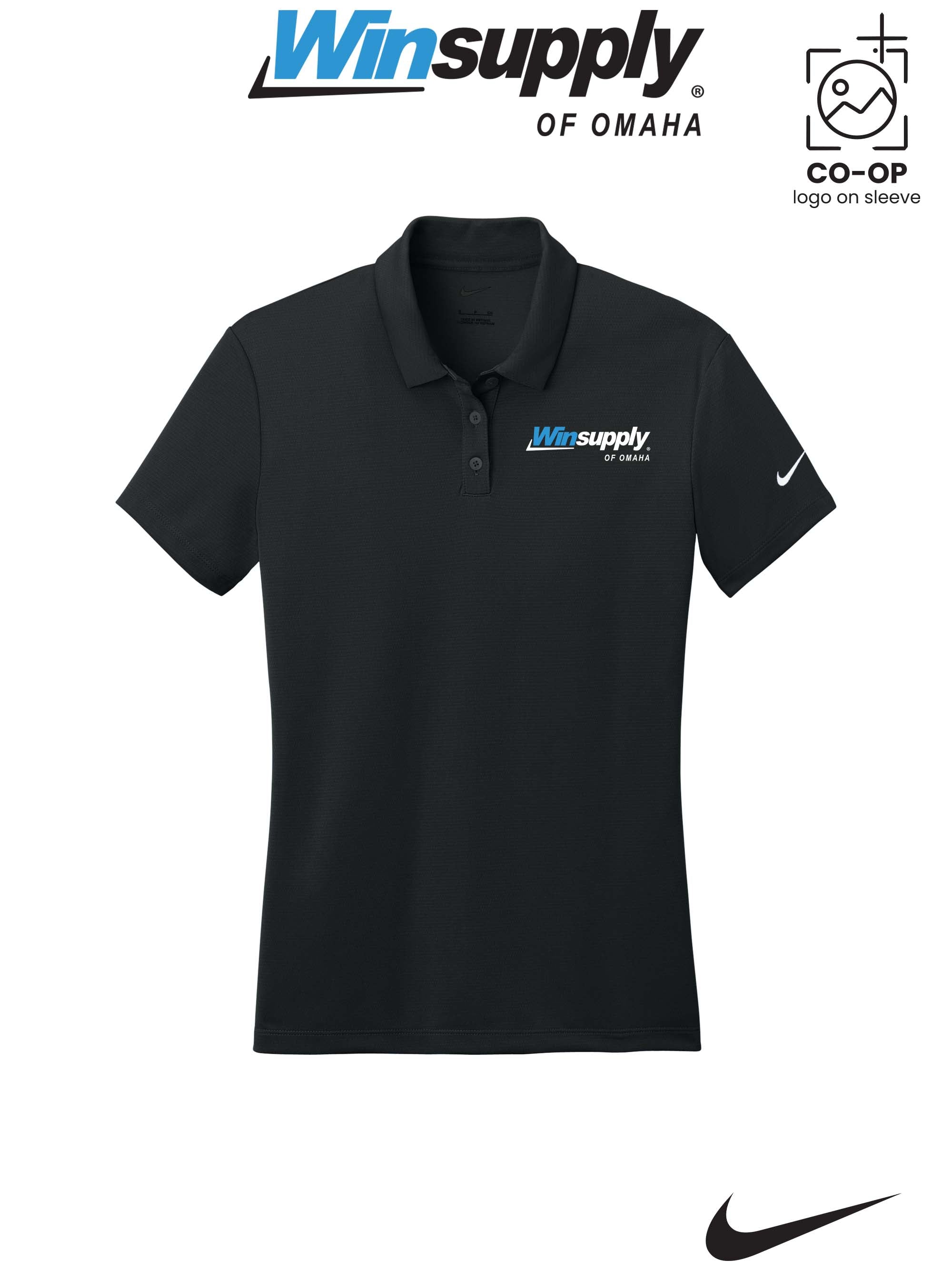 Nike Womens Dry Essential Solid Polo - Winsupply of Omaha