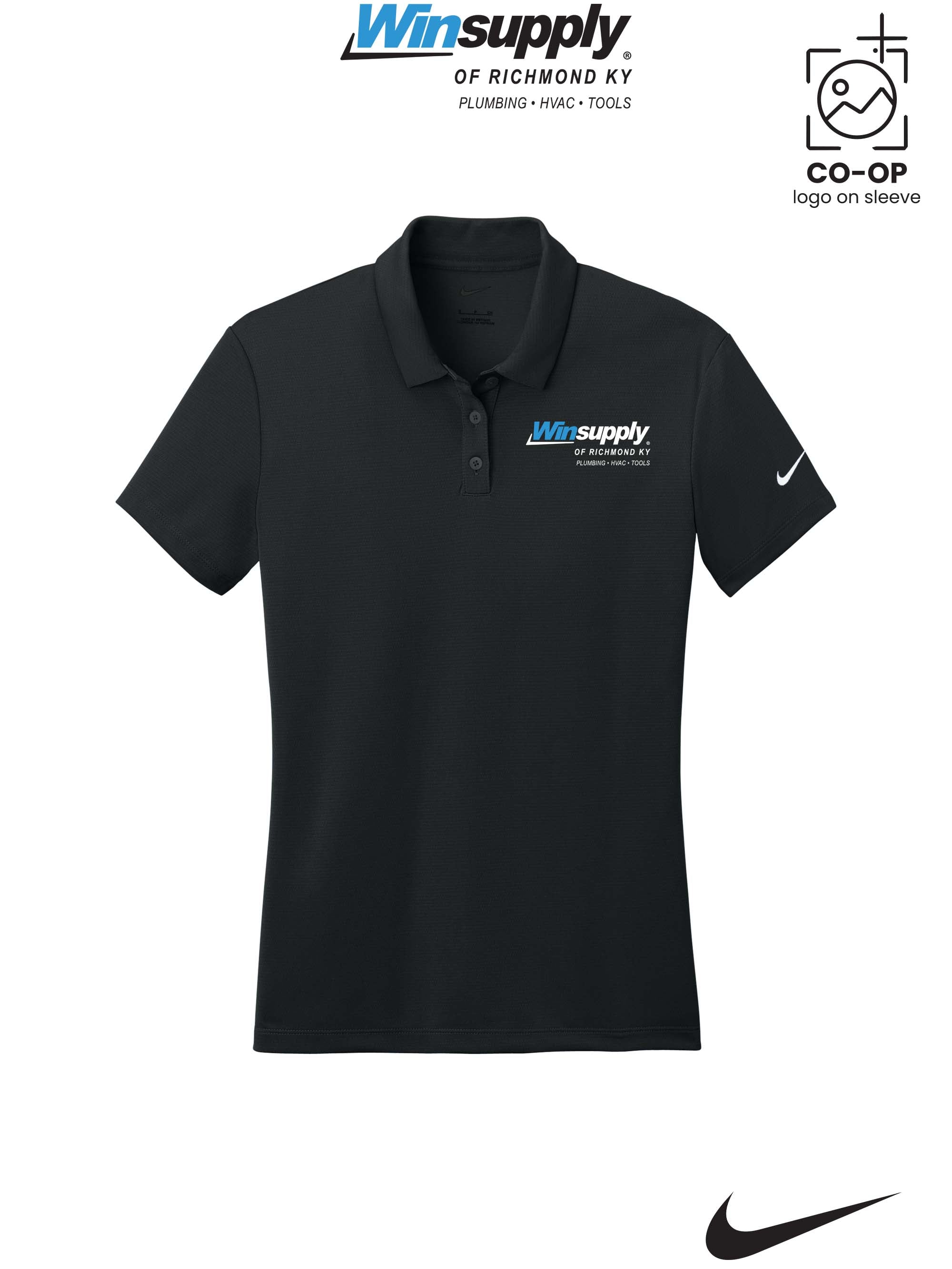 Nike Womens Dry Essential Solid Polo - Winsupply of Richmond KY