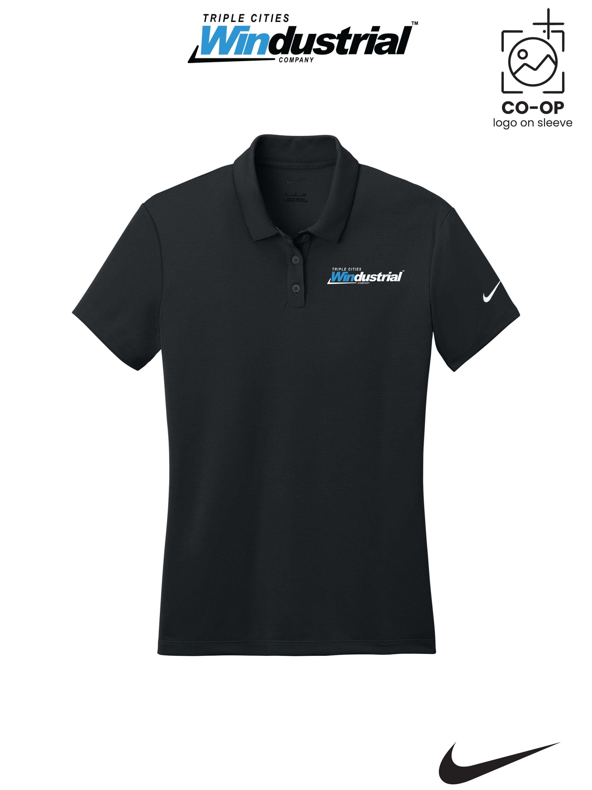 Nike Womens Dry Essential Solid Polo - Windustrial Triple Cities