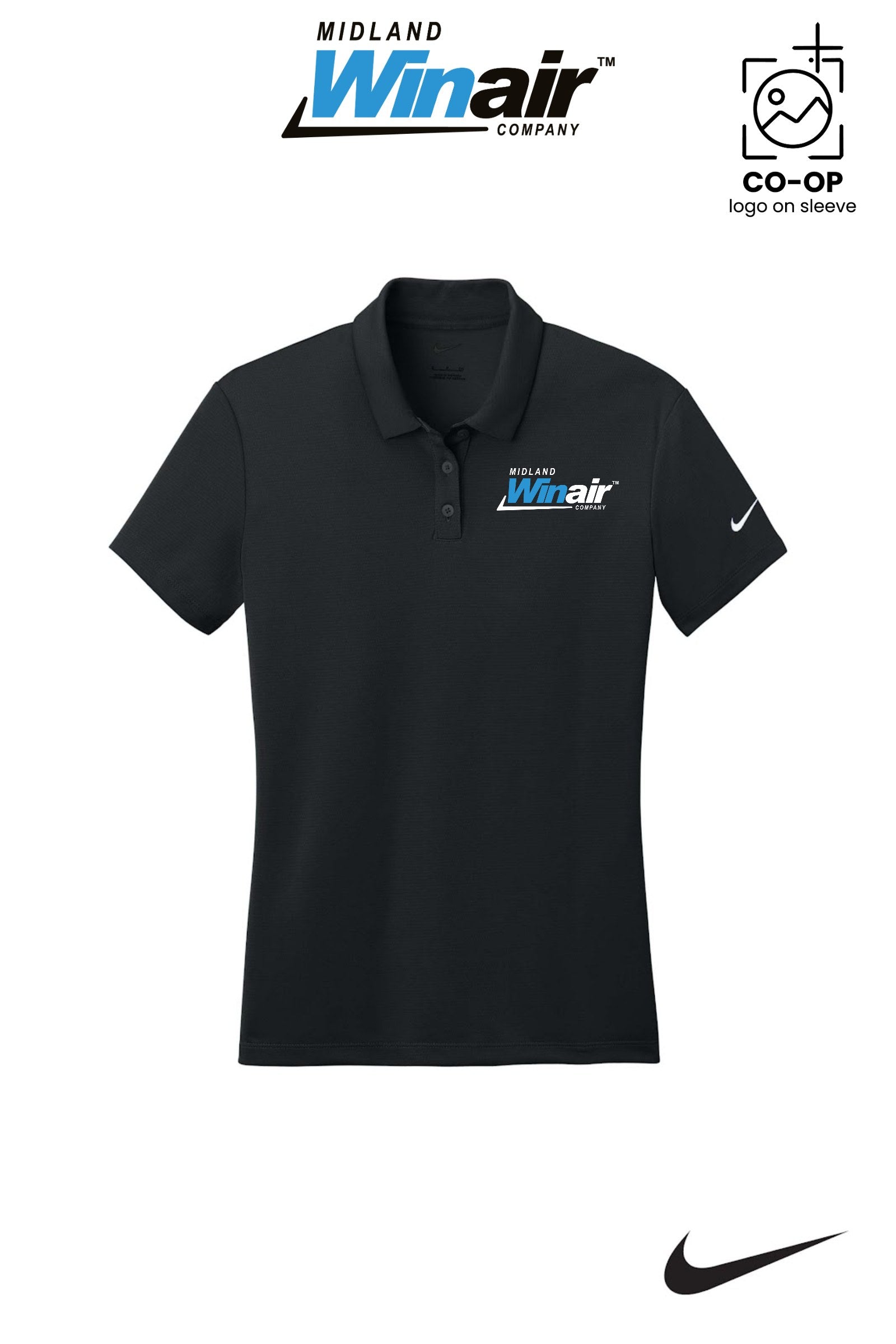 Nike Womens Dry Essential Solid Polo - Midland Winair