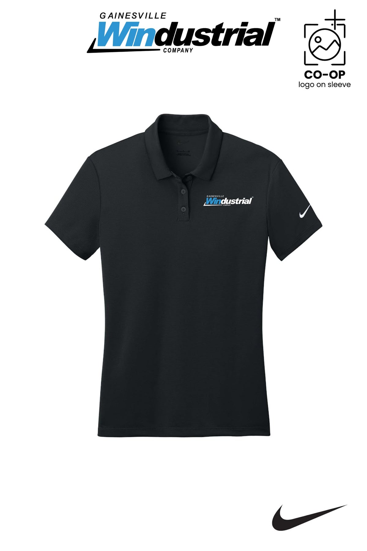 Nike Womens Dry Essential Solid Polo - Gainesville Windustrial