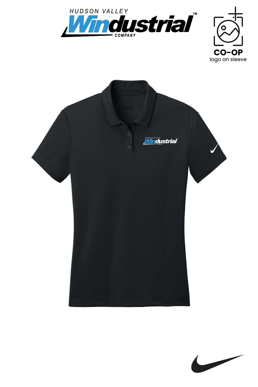 Nike Womens Dry Essential Solid Polo - Hudson Valley Windustrial