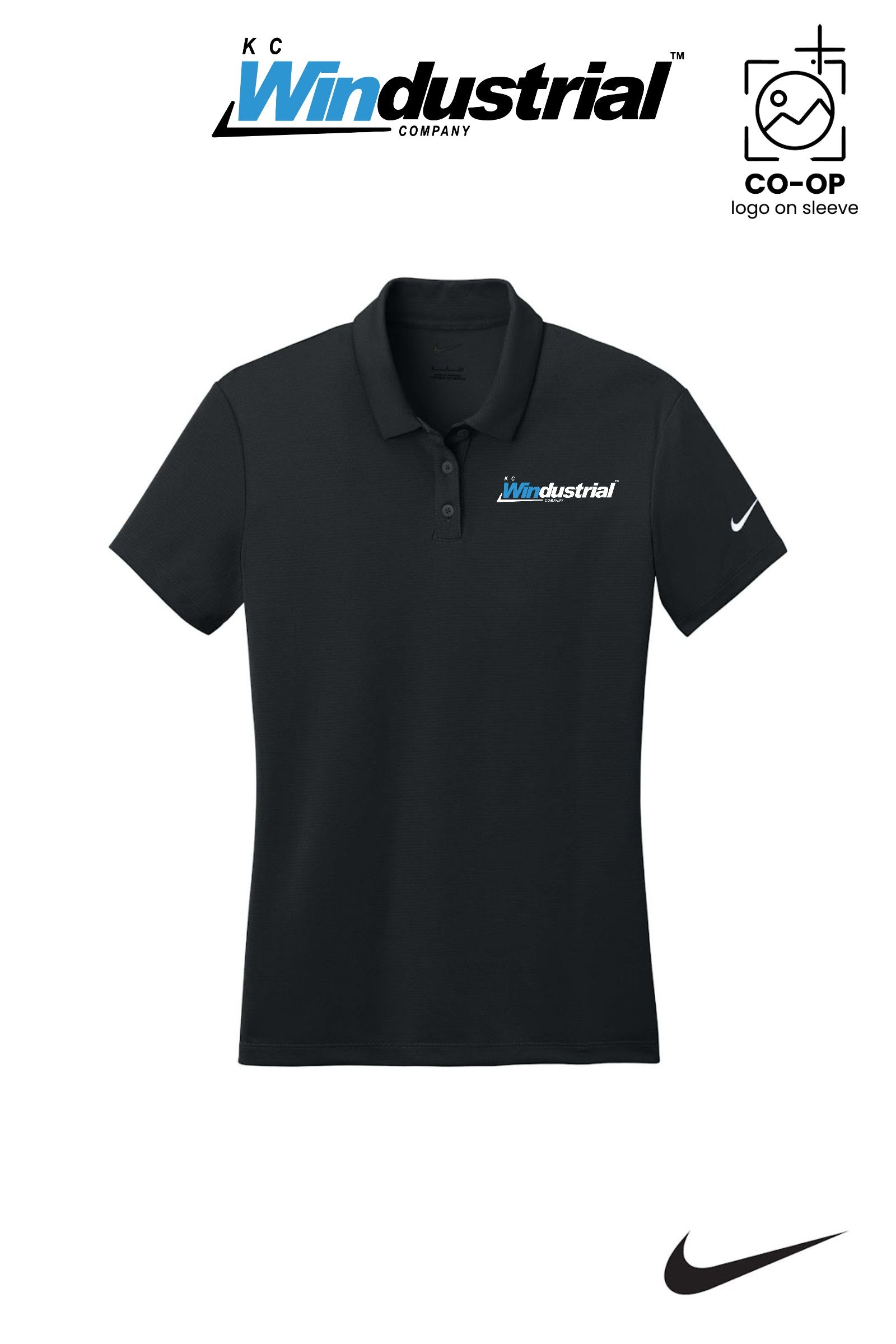 Nike Womens Dry Essential Solid Polo - KC Windustrial