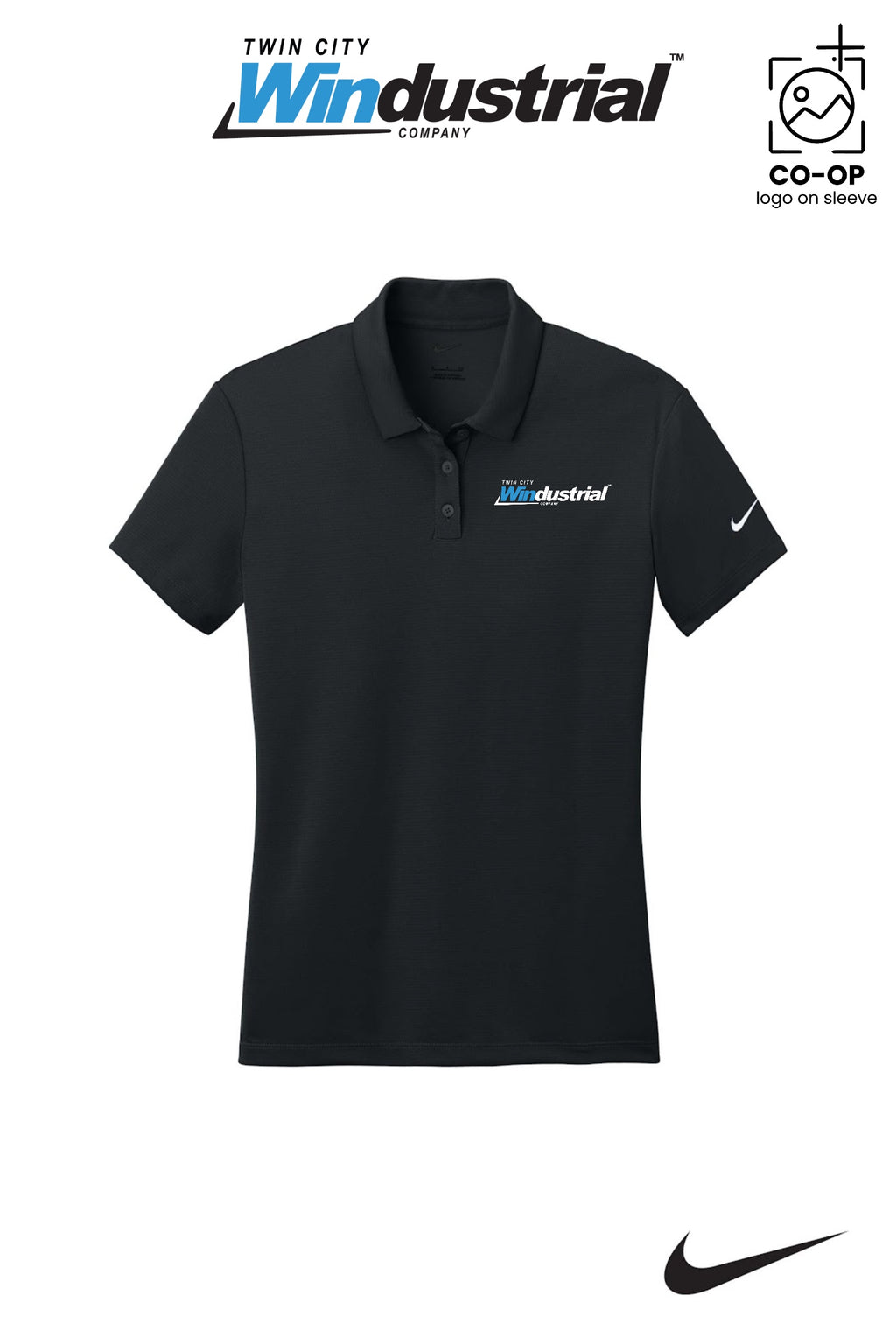 Nike Womens Dry Essential Solid Polo - Twin City Windustrial