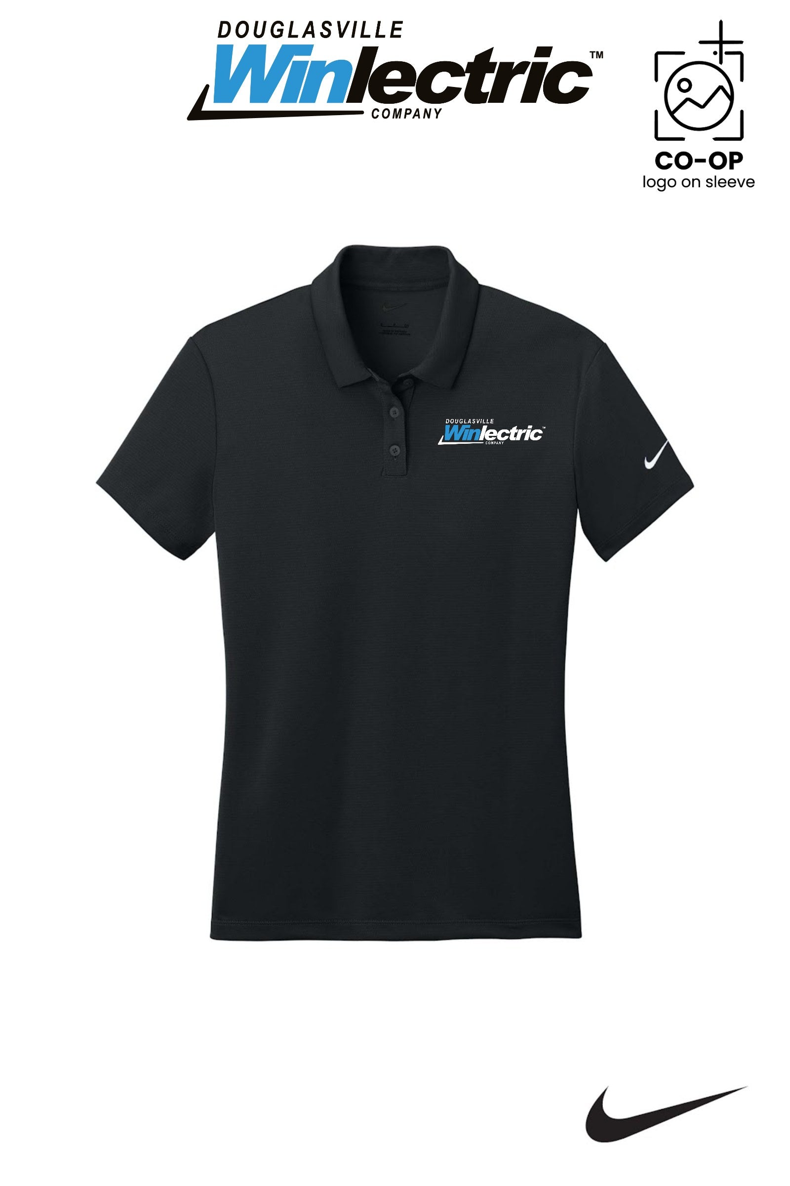 Nike Womens Dry Essential Solid Polo - Douglasville Winlectric