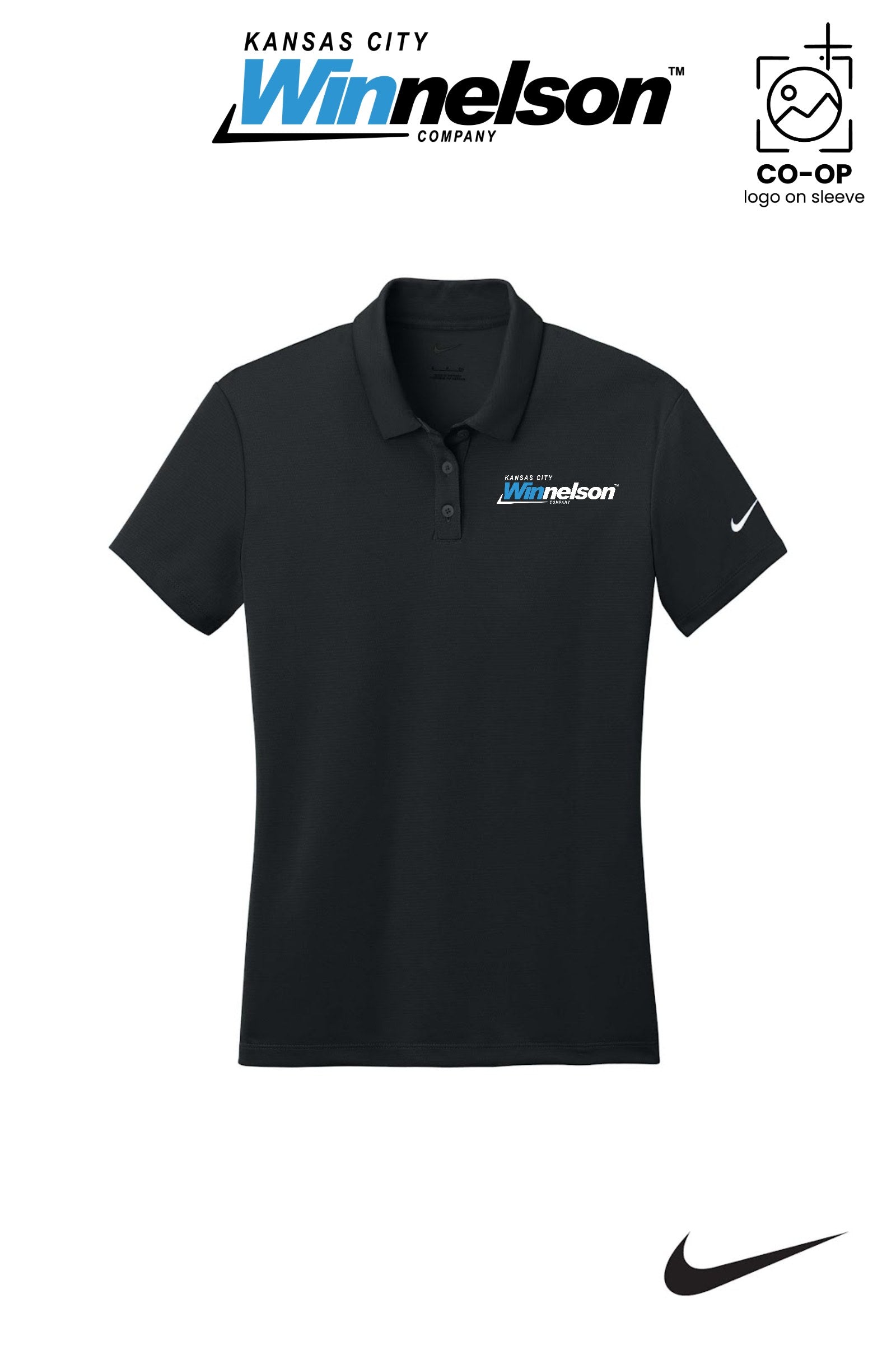 Nike Womens Dry Essential Solid Polo - Kansas City Winnelson