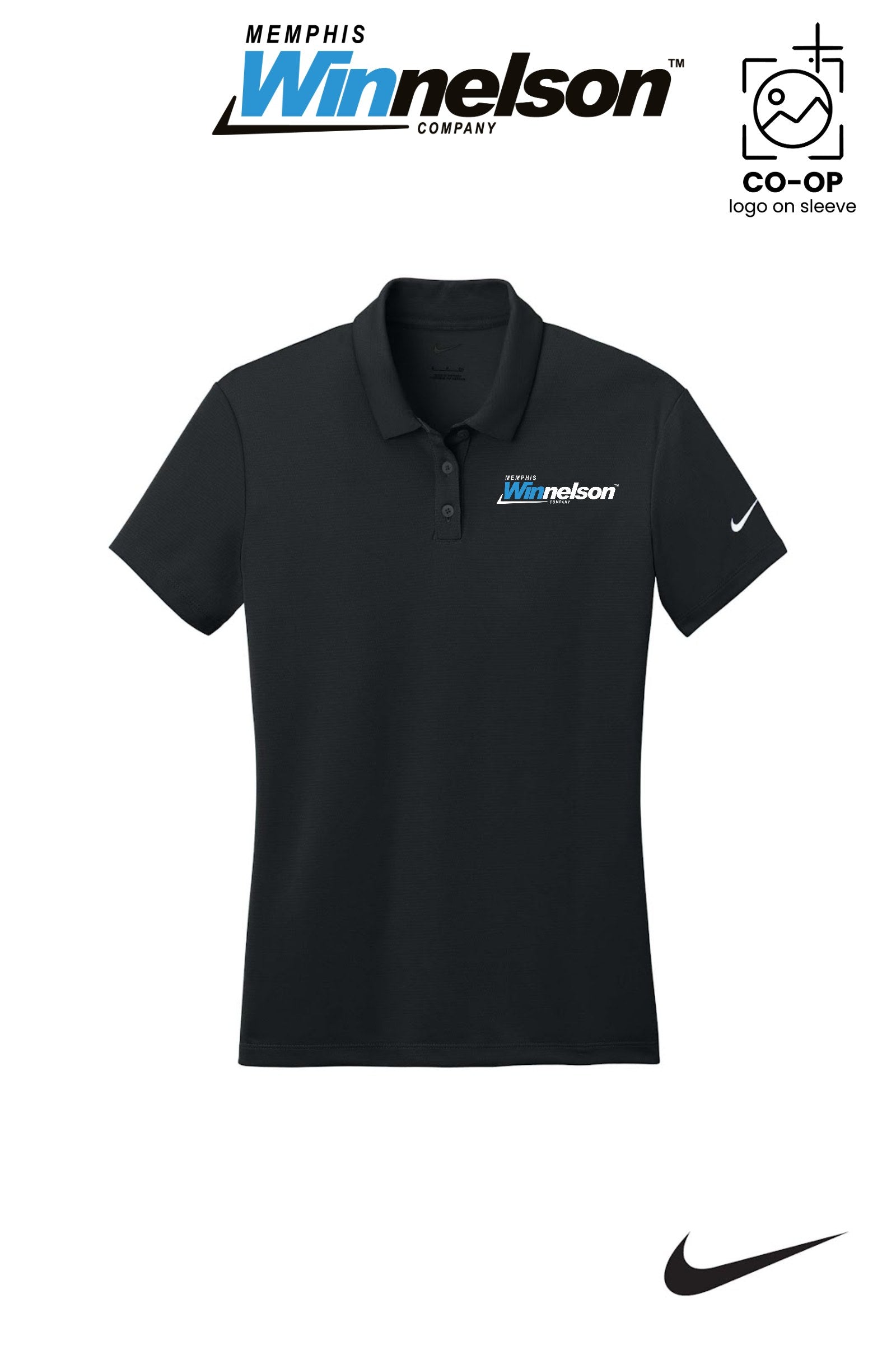 Nike Womens Dry Essential Solid Polo - Memphis Winnelson
