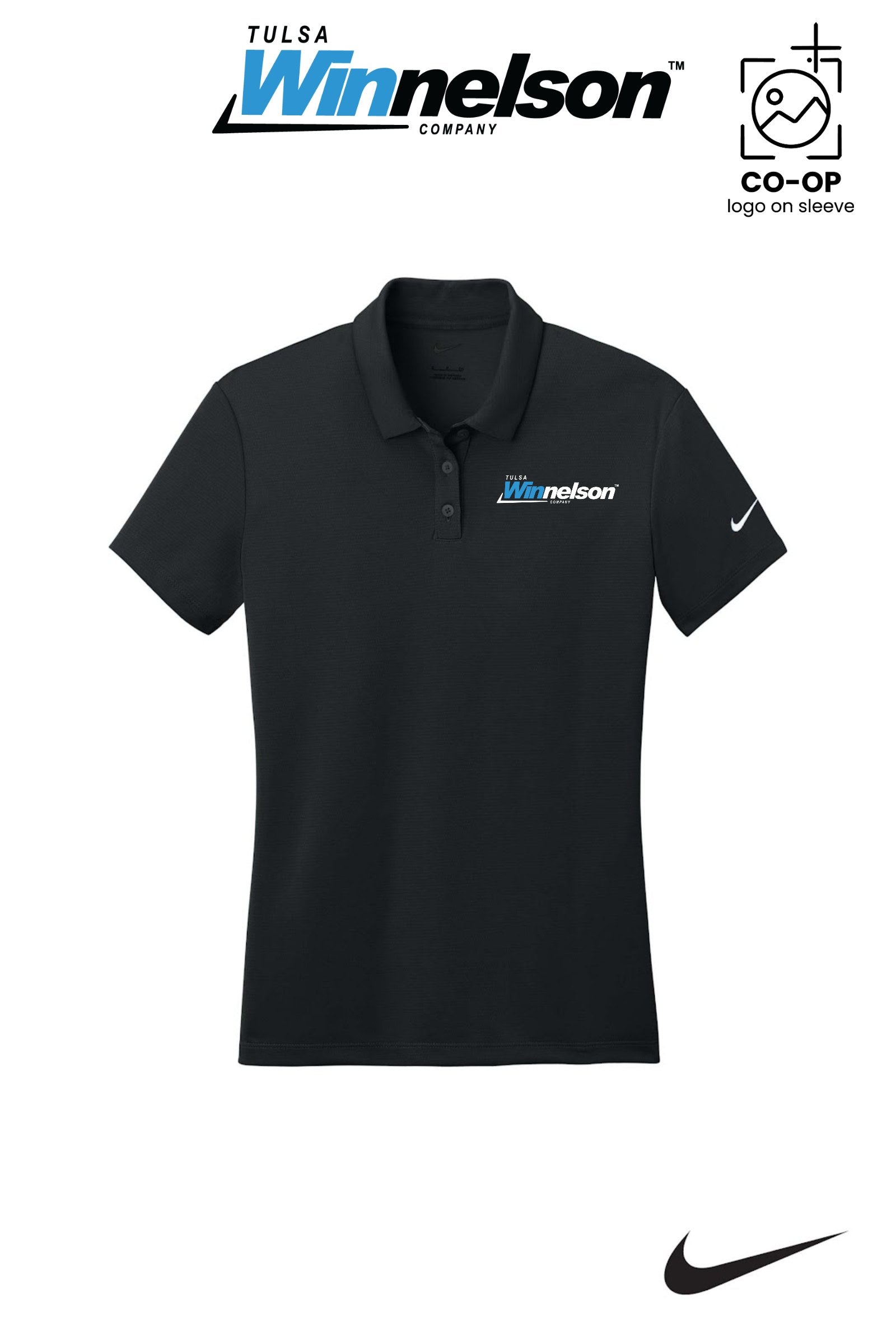Nike Womens Dry Essential Solid Polo - Tulsa Winnelson