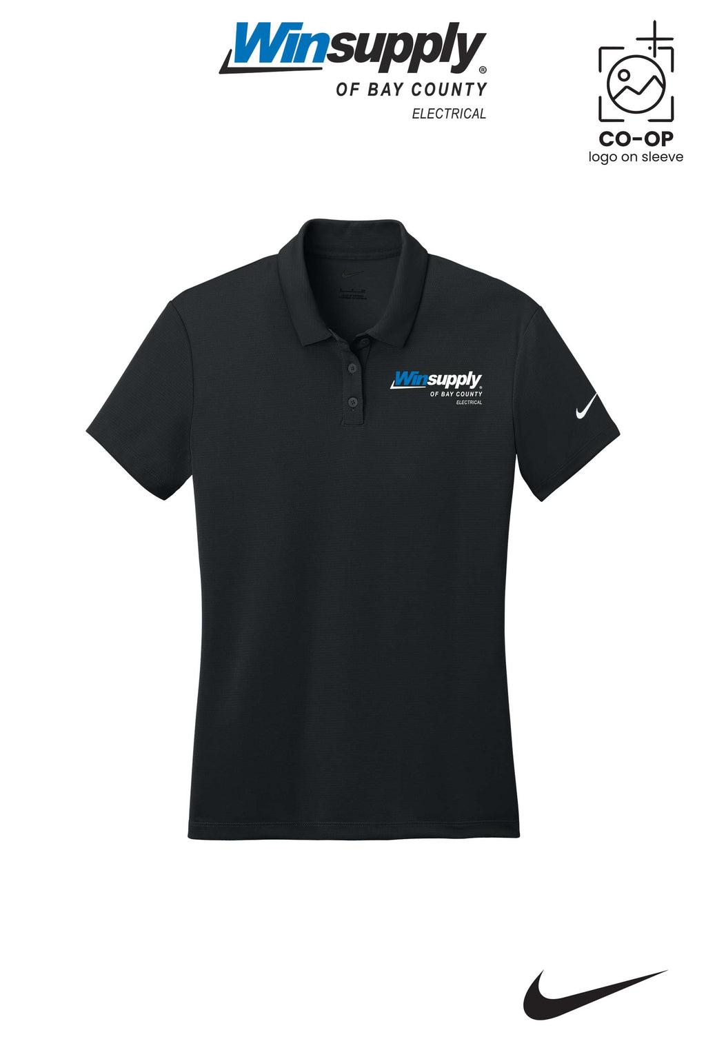 Nike Womens Dry Essential Solid Polo - Winsupply Bay County FL