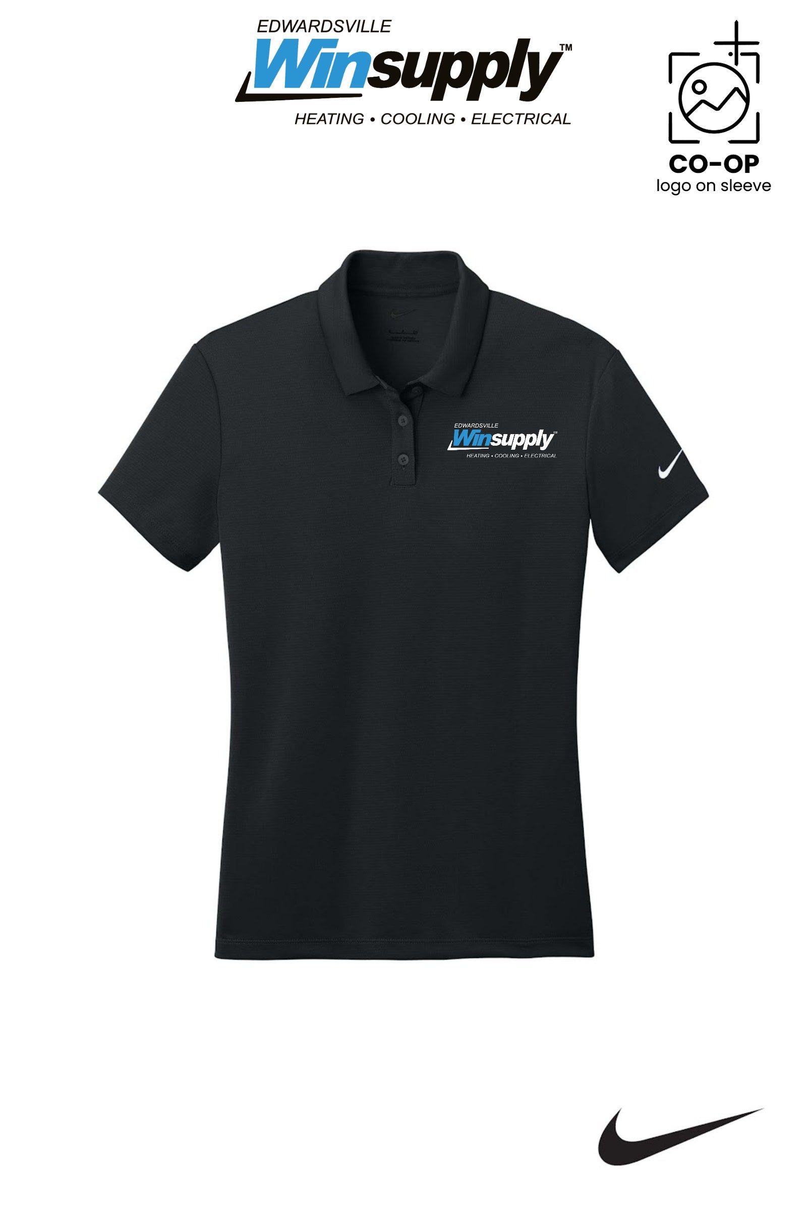 Nike Womens Dry Essential Solid Polo - Edwardsville Winsupply