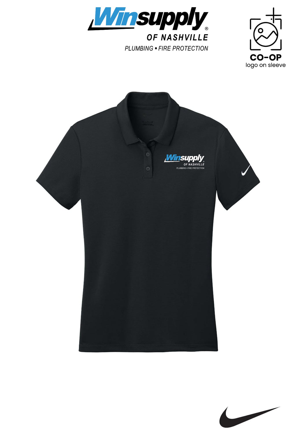 Nike Womens Dry Essential Solid Polo - Winsupply of Nashville