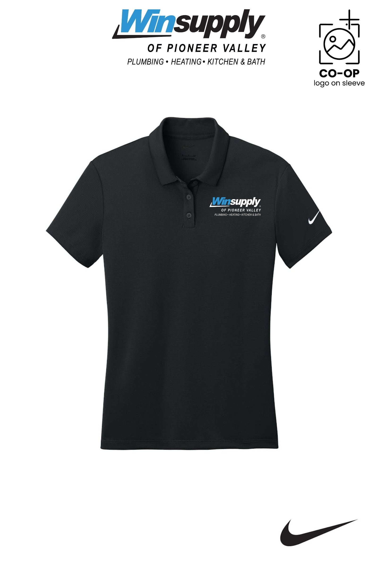 Nike Womens Dry Essential Solid Polo - Winsupply of Pioneer Valley