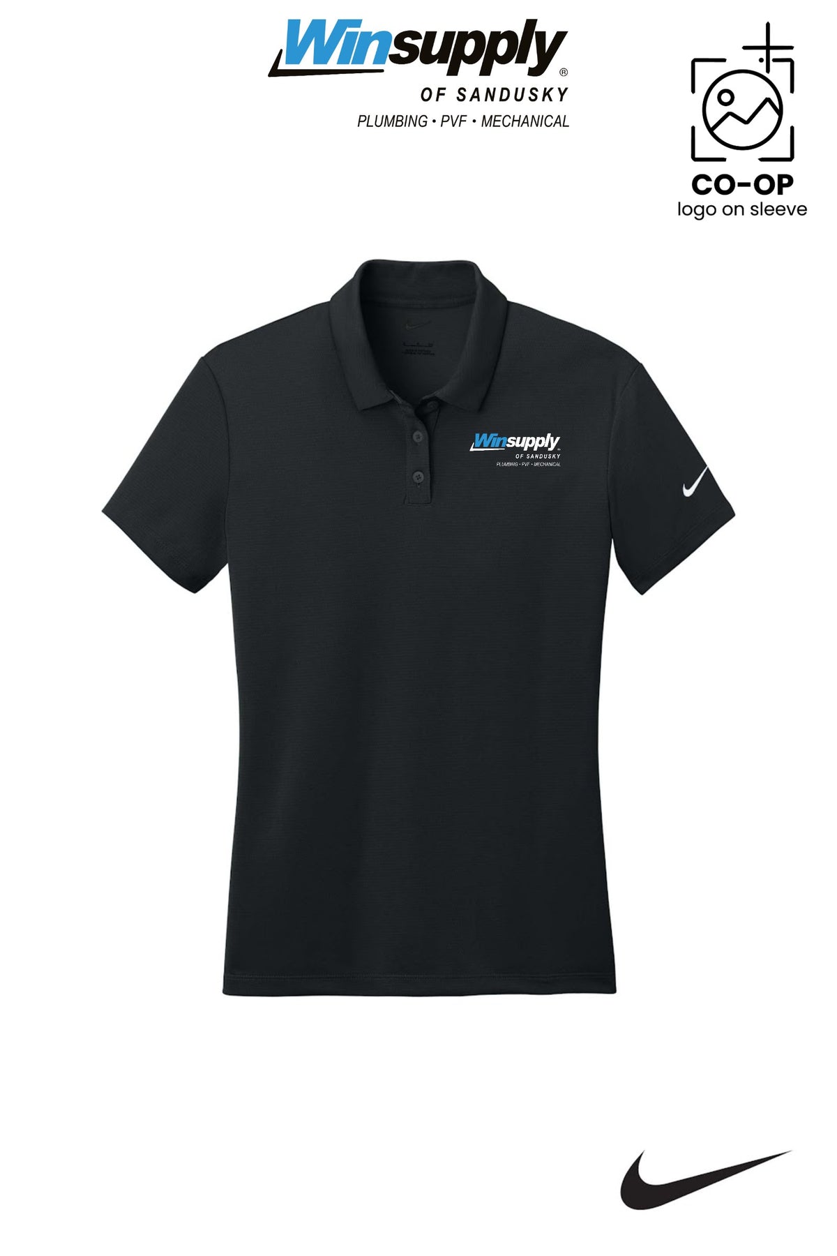 Nike Womens Dry Essential Solid Polo - Winsupply of Sandusky
