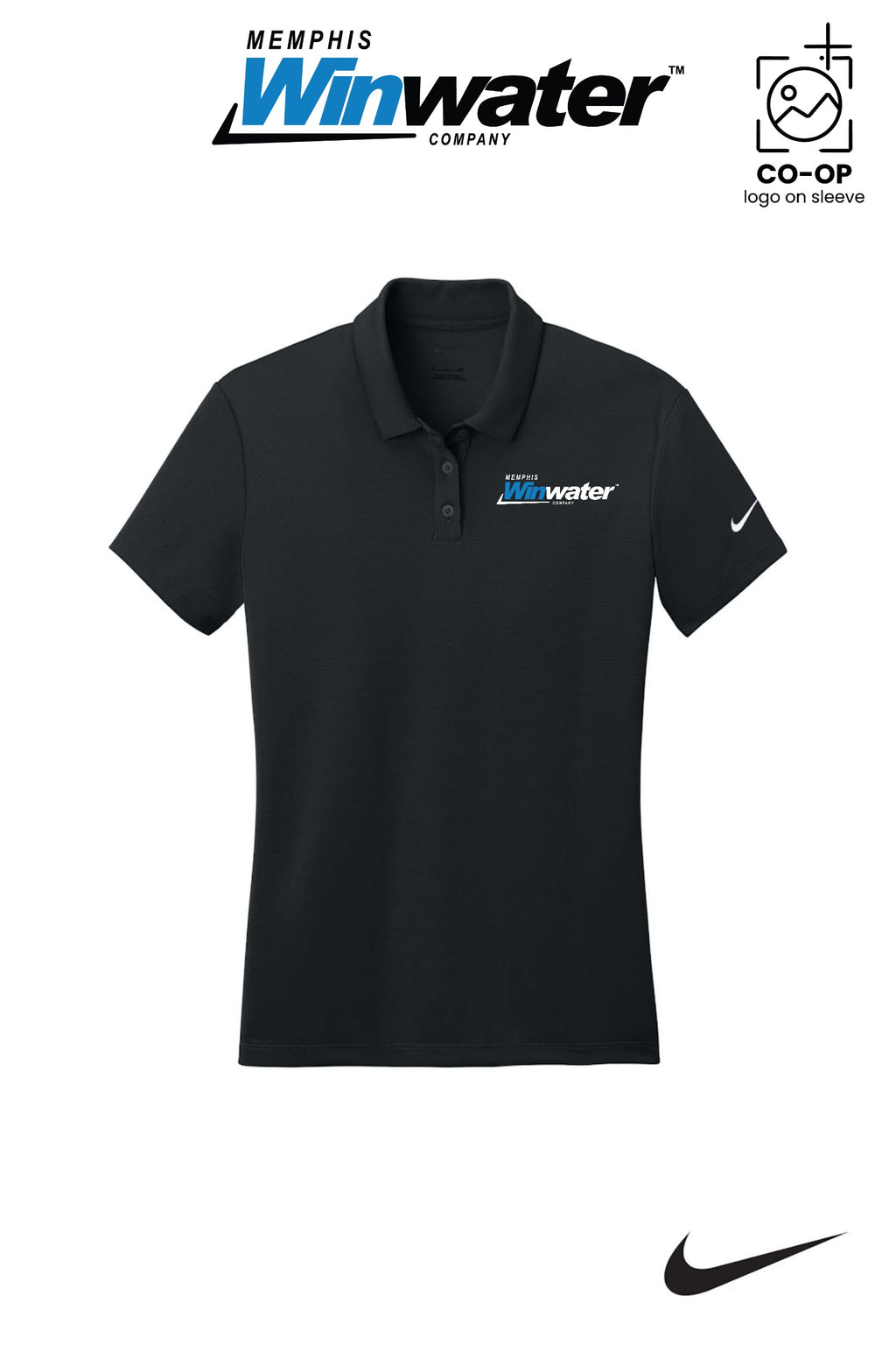 Nike Womens Dry Essential Solid Polo - Memphis Winwater