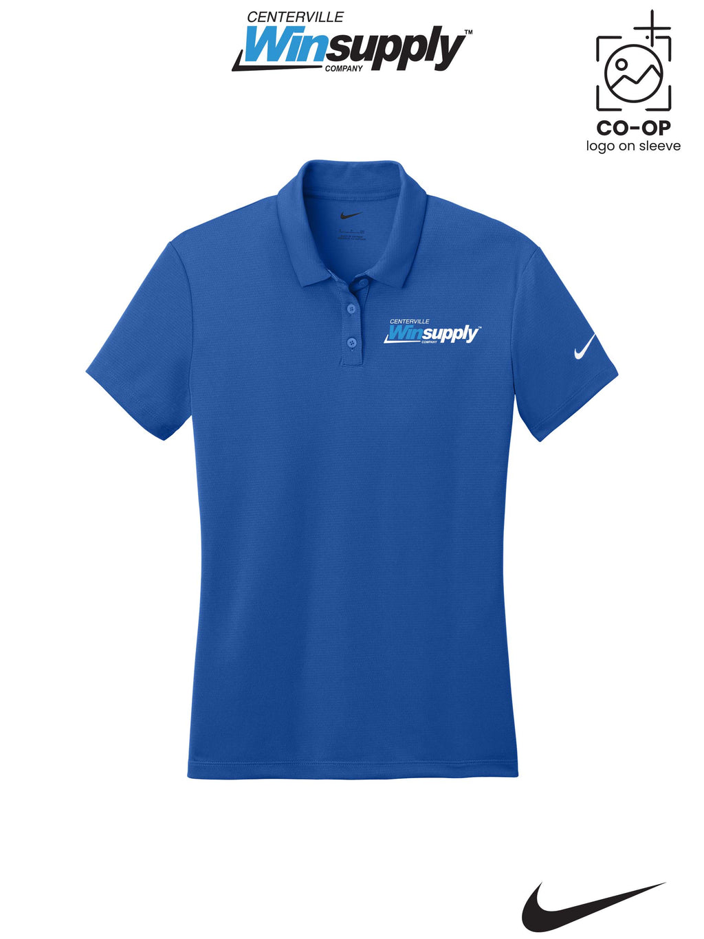 Nike Womens Dry Essential Solid Polo - Winsupply Centerville OH
