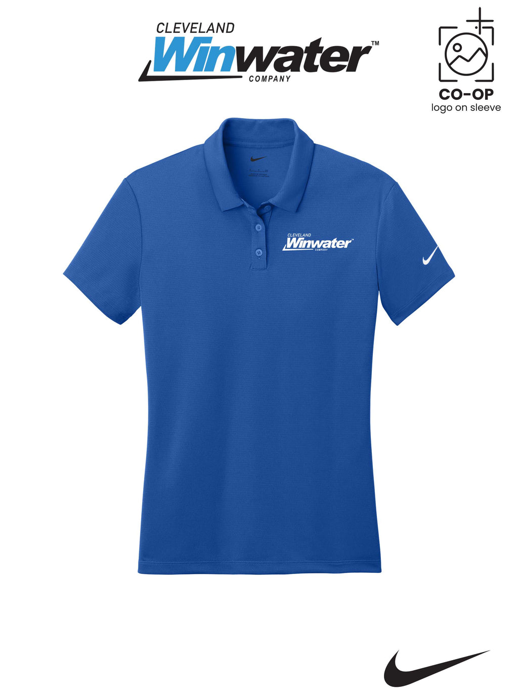 Nike Womens Dry Essential Solid Polo - Winwater of Cleveland