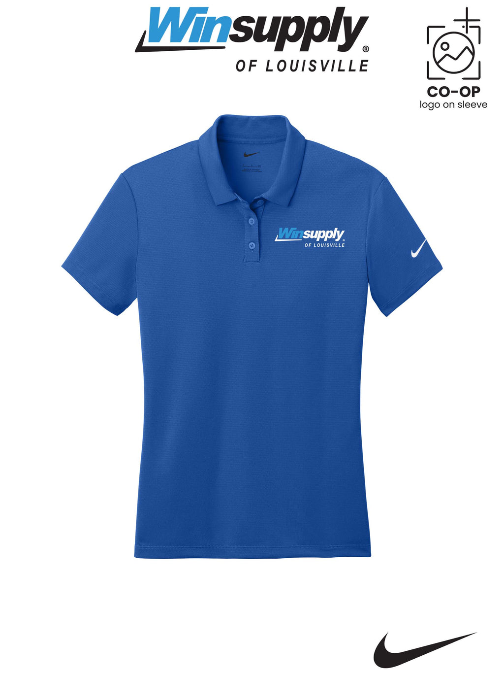 Nike Womens Dry Essential Solid Polo - Winsupply of Louisville KY