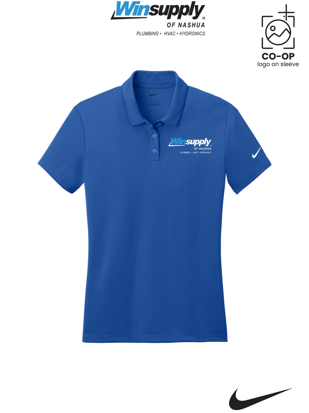 Nike Womens Dry Essential Solid Polo - Winsupply of Nashua